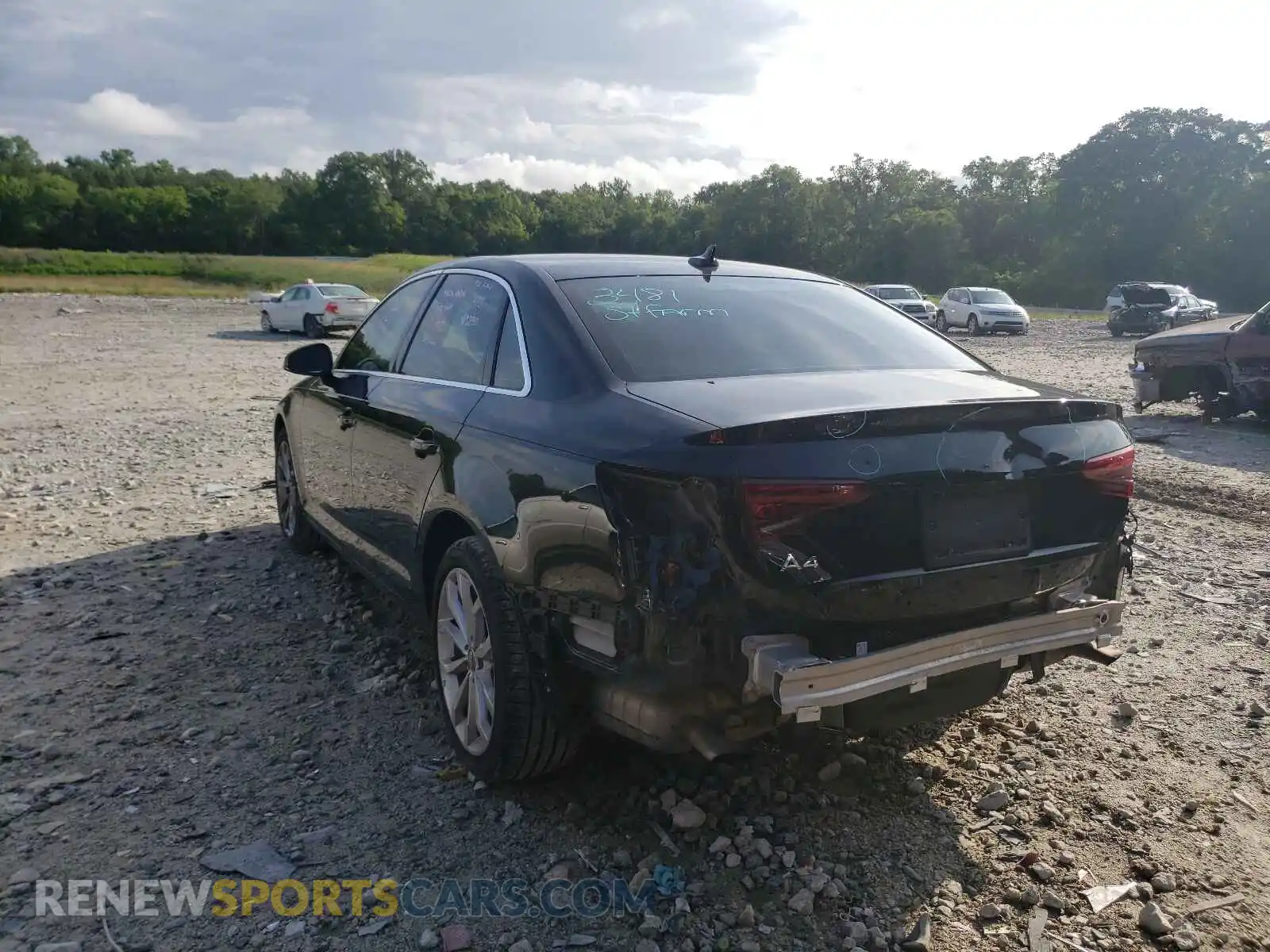3 Photograph of a damaged car WAUGMAF4XKN011514 AUDI A4 2019