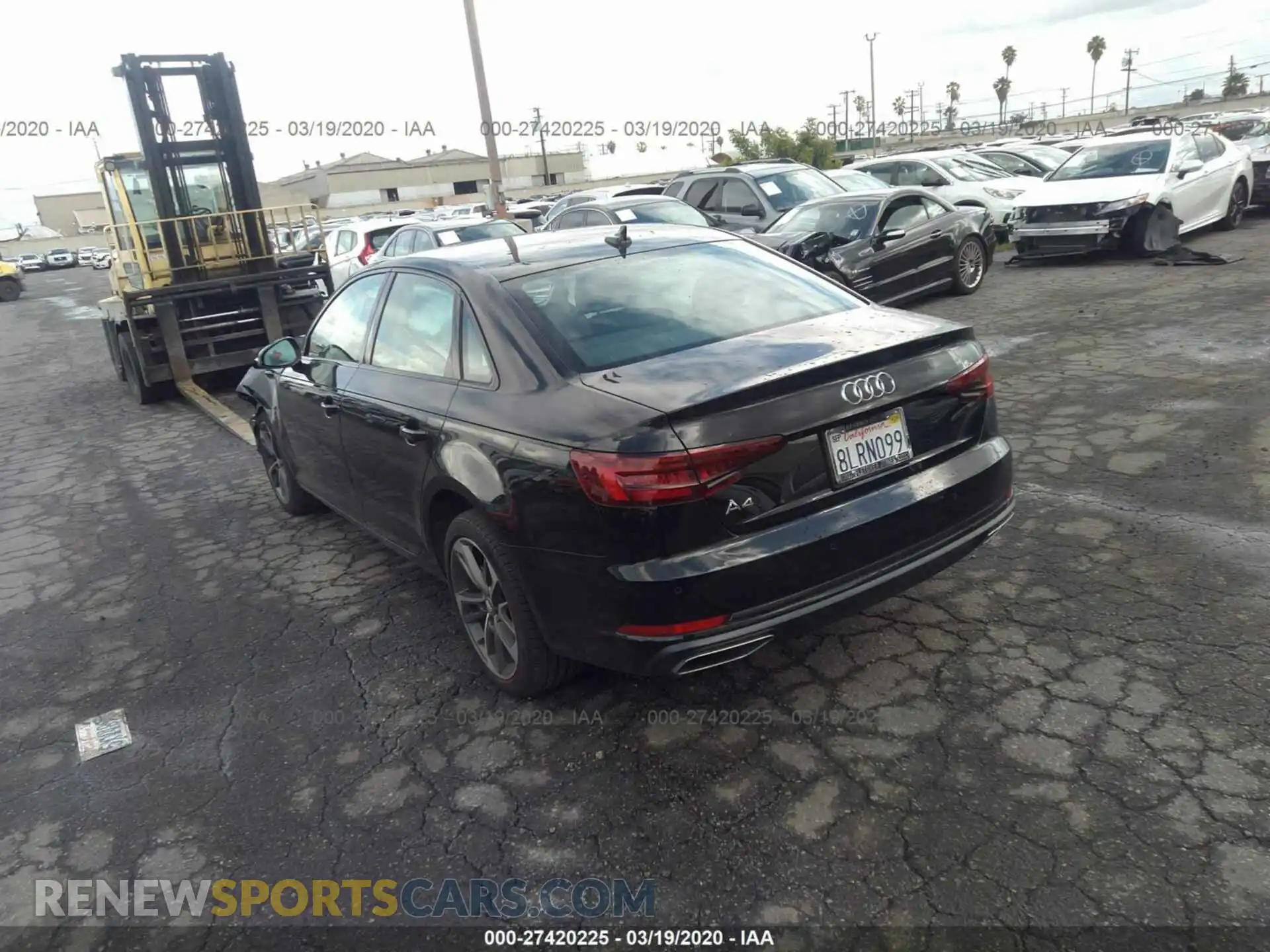 3 Photograph of a damaged car WAUGMAF4XKN017068 AUDI A4 2019