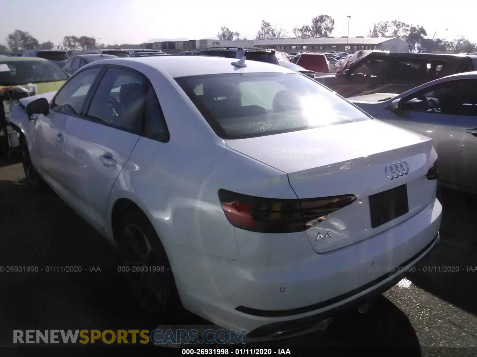 3 Photograph of a damaged car WAUGMAF4XKN018575 AUDI A4 2019