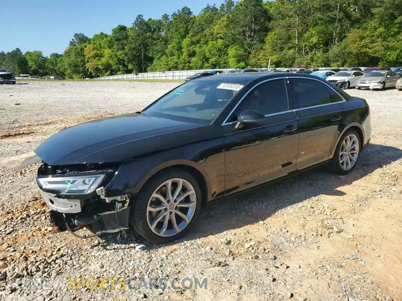 1 Photograph of a damaged car WAUHMAF41KN011471 AUDI A4 2019