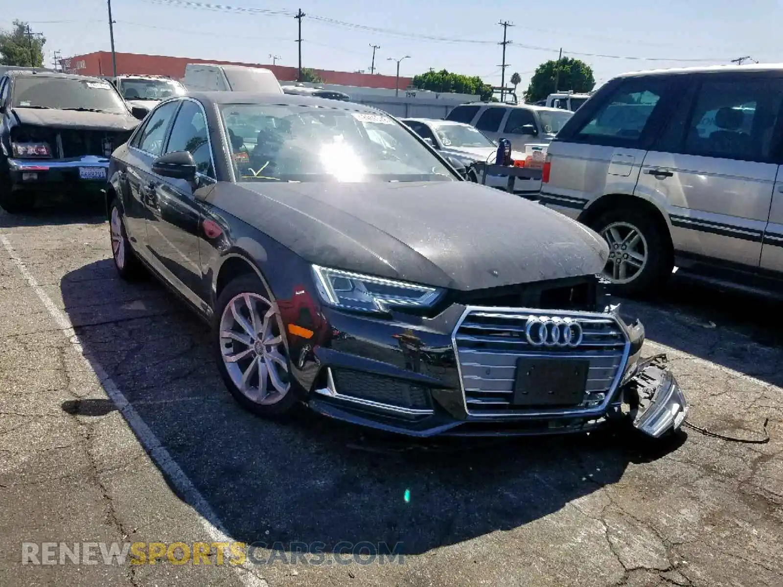1 Photograph of a damaged car WAUHMAF43KA039554 AUDI A4 2019