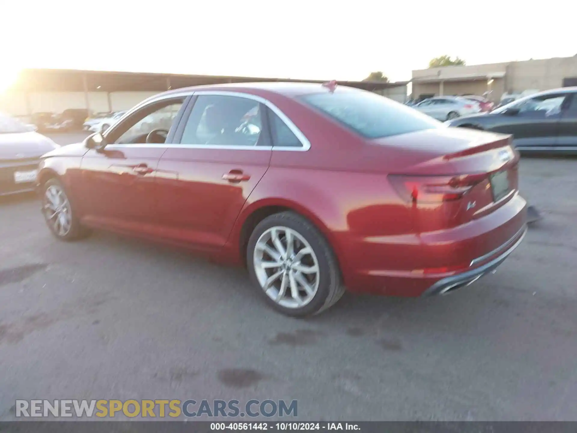 3 Photograph of a damaged car WAUHMAF43KN004795 AUDI A4 2019