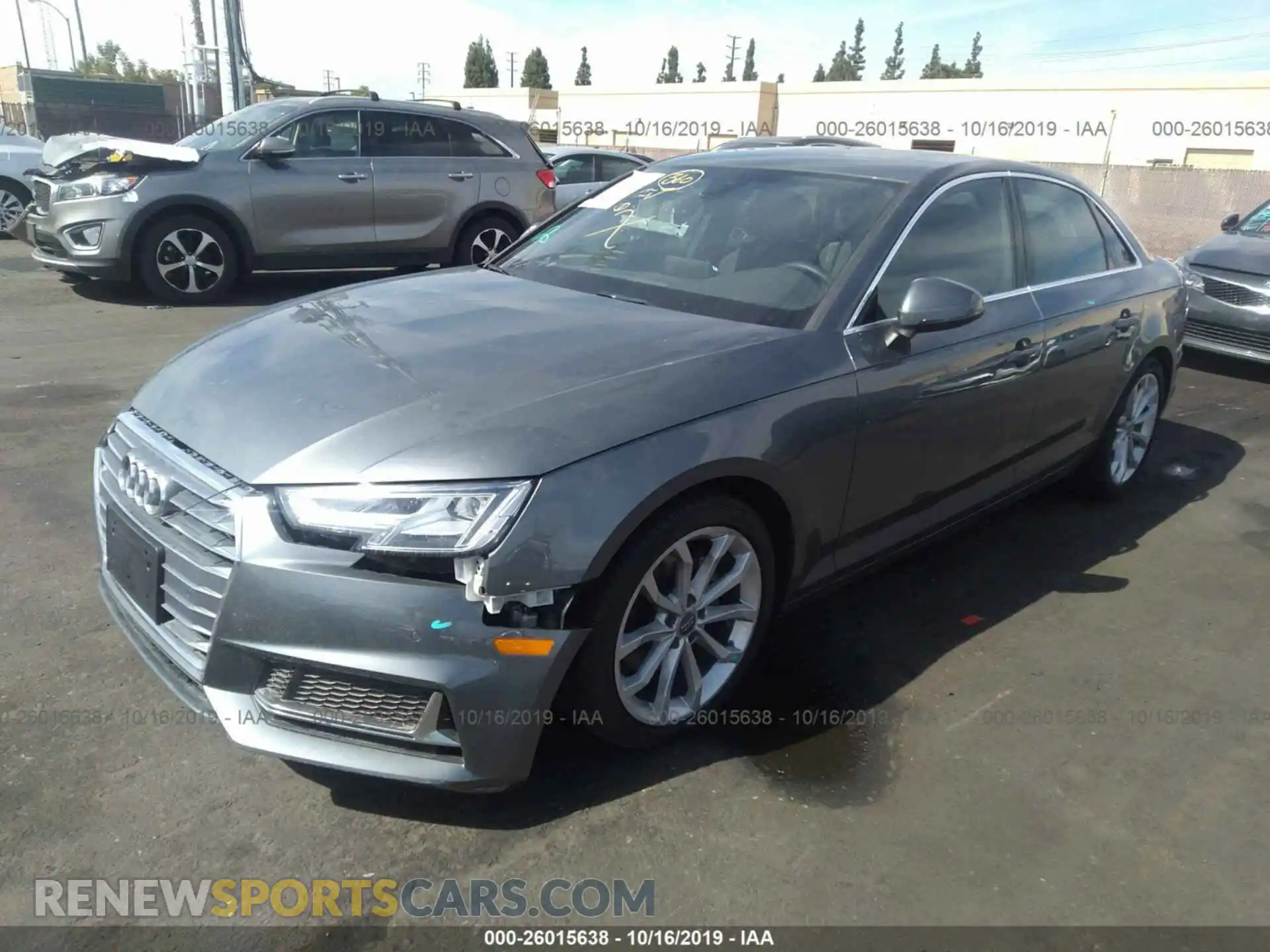 2 Photograph of a damaged car WAUHMAF44KA050496 AUDI A4 2019