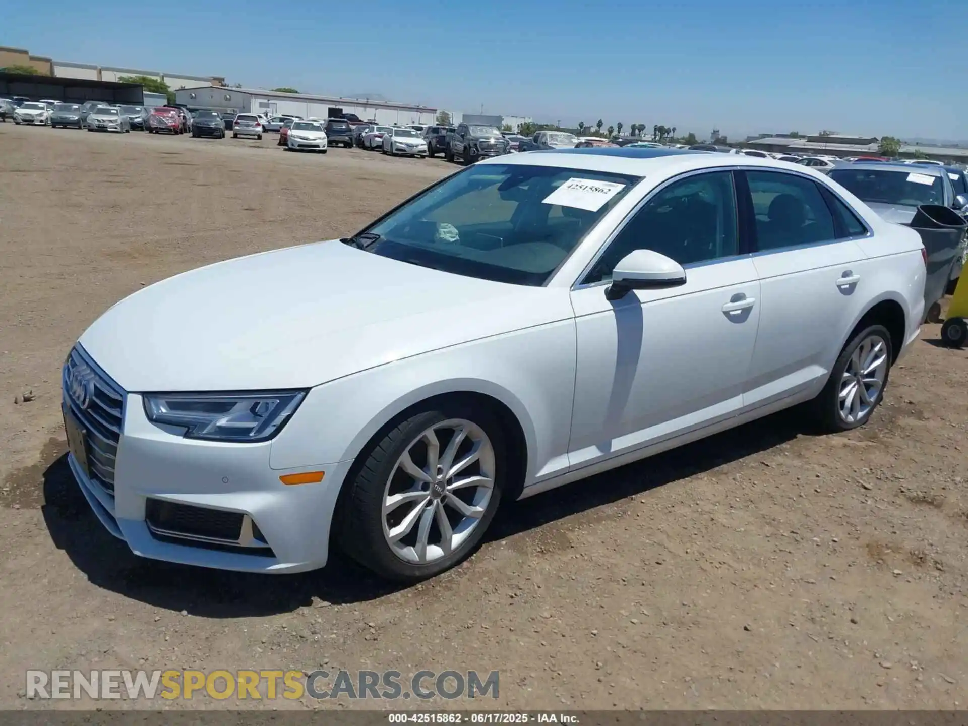 2 Photograph of a damaged car WAUHMAF44KN006880 AUDI A4 2019