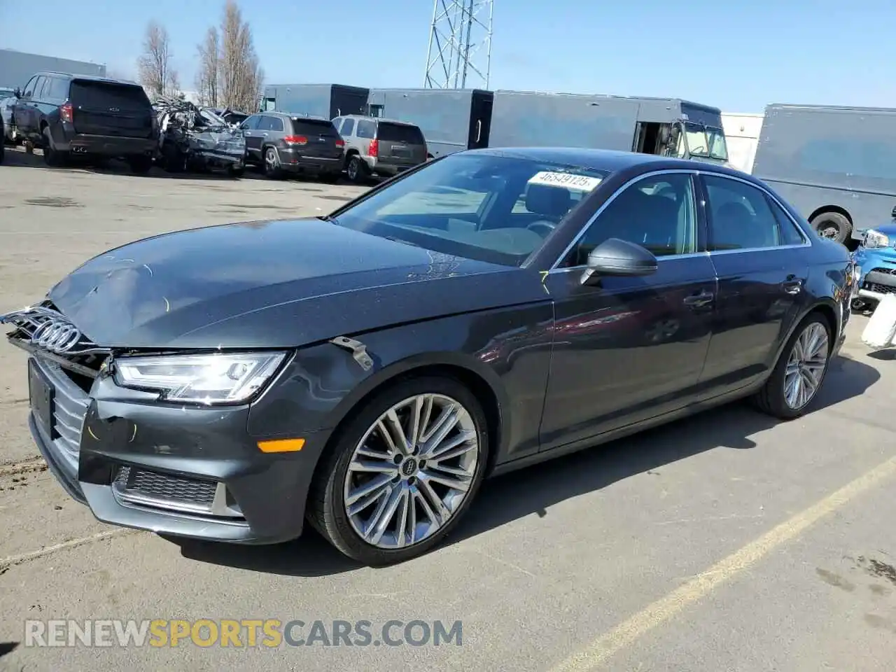 1 fotografías del automóvil dañado WAUHMAF46KA107832 AUDI A4 2019