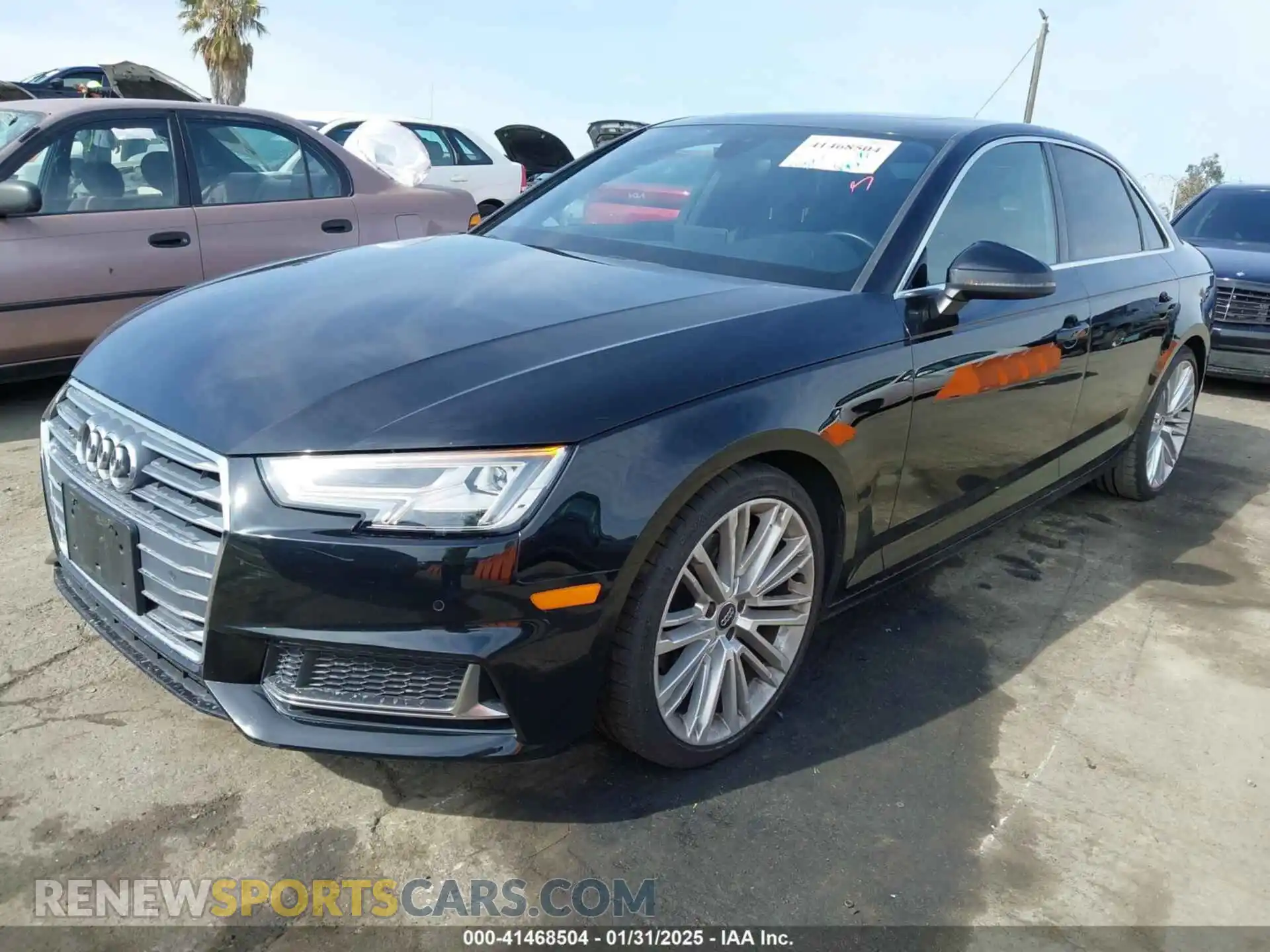 2 Photograph of a damaged car WAUHMAF49KN008950 AUDI A4 2019