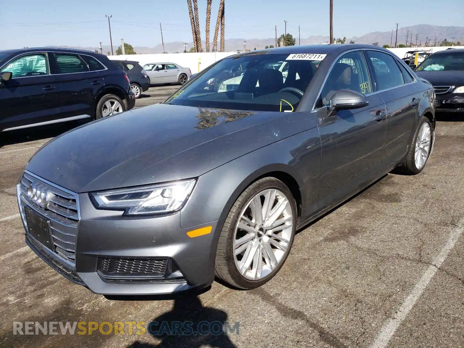 2 Photograph of a damaged car WAUHMAF49KN016241 AUDI A4 2019