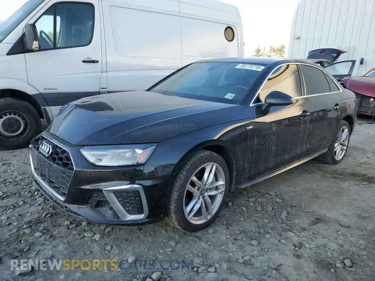 1 Photograph of a damaged car WAUDNAF40LN006047 AUDI A4 2020