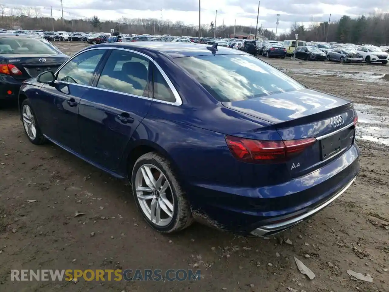 3 Photograph of a damaged car WAUDNAF44LN005936 AUDI A4 2020