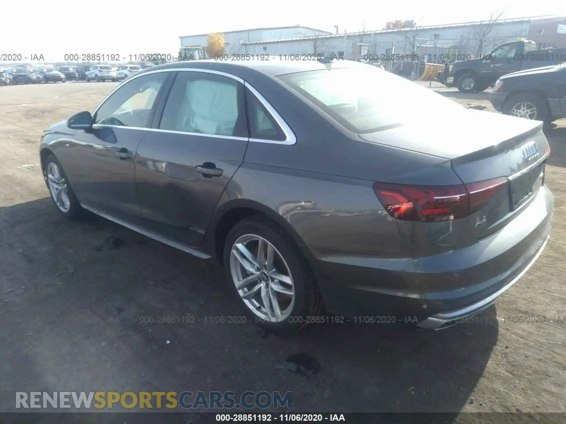 3 Photograph of a damaged car WAUDNAF46LN006649 AUDI A4 2020