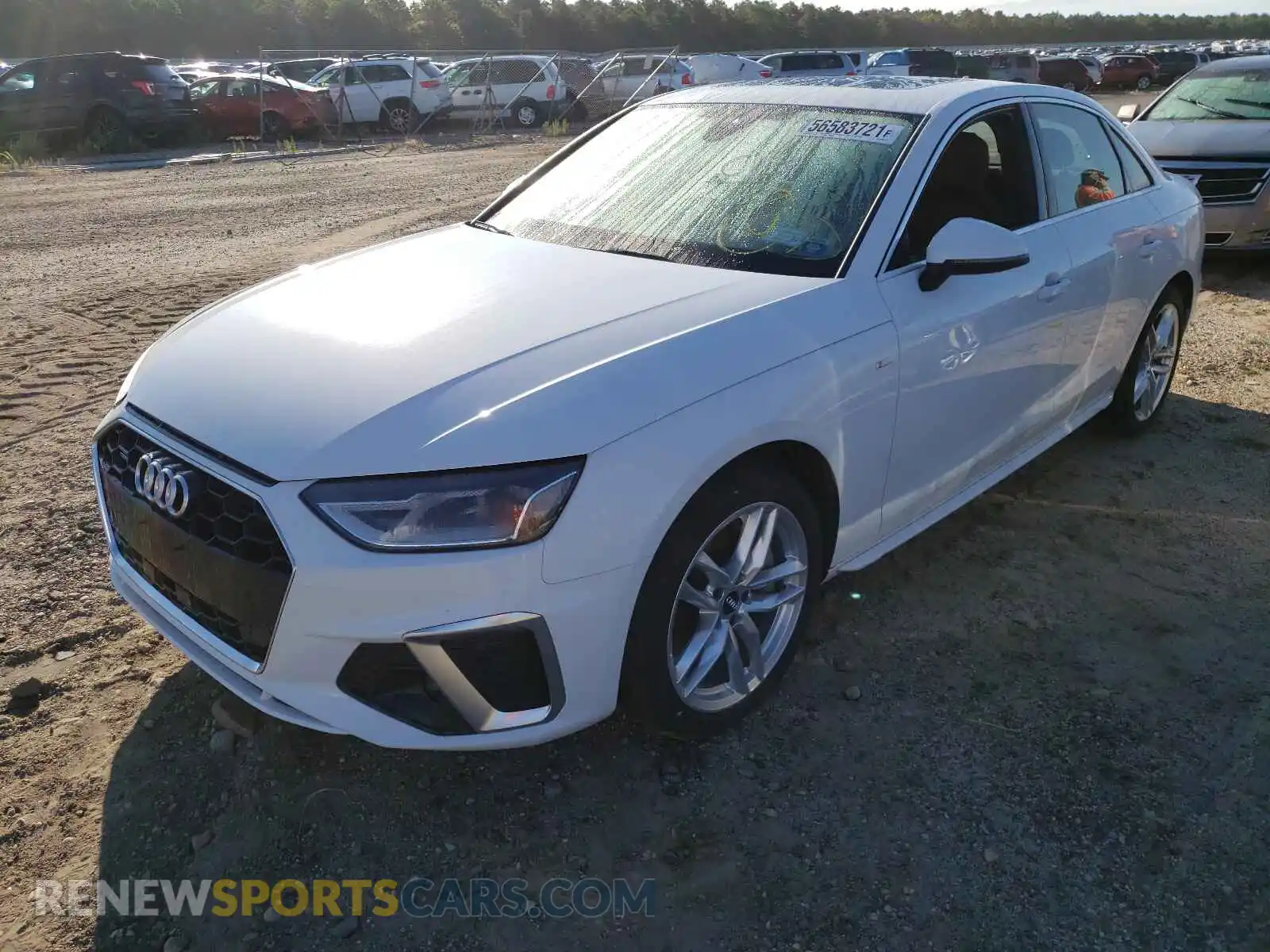 2 Photograph of a damaged car WAUDNAF48LA068531 AUDI A4 2020