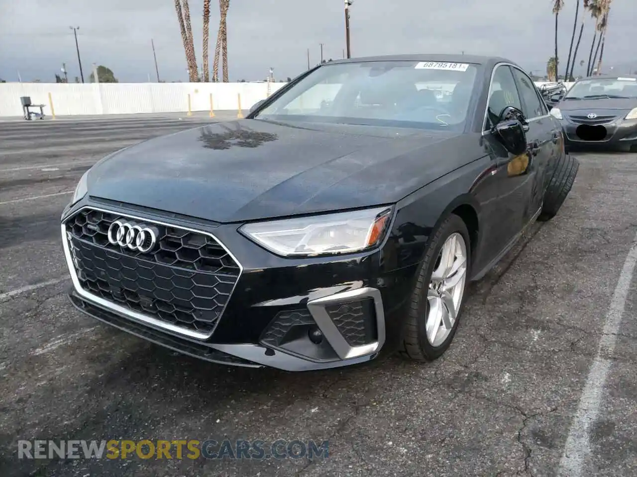 2 Photograph of a damaged car WAUDNAF48LN006197 AUDI A4 2020