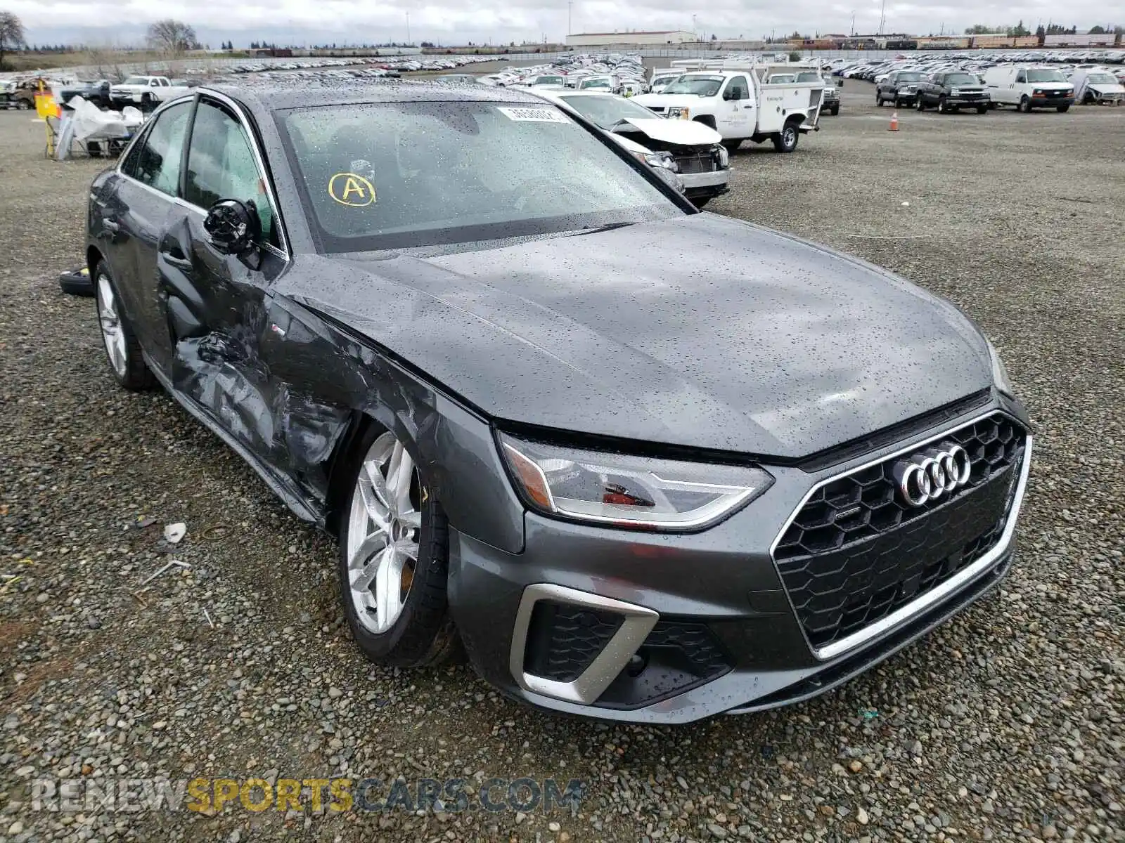 1 Photograph of a damaged car WAUDNAF49LA057473 AUDI A4 2020