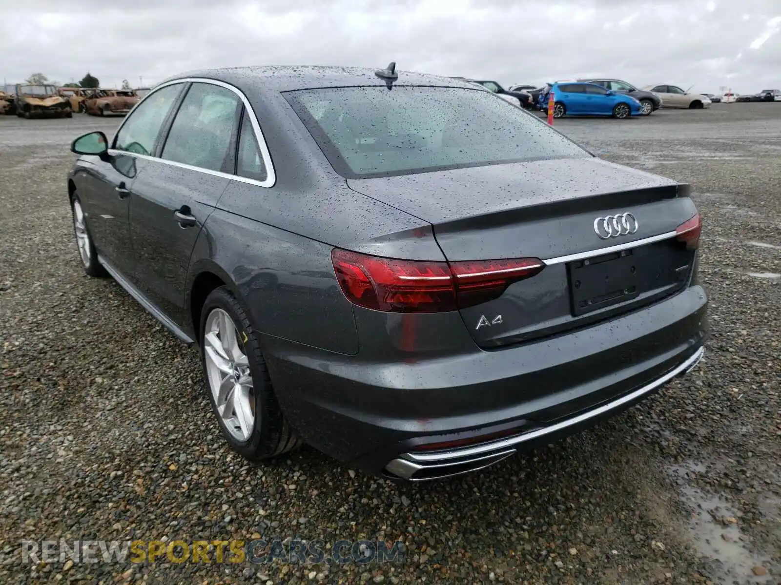 3 Photograph of a damaged car WAUDNAF49LA057473 AUDI A4 2020