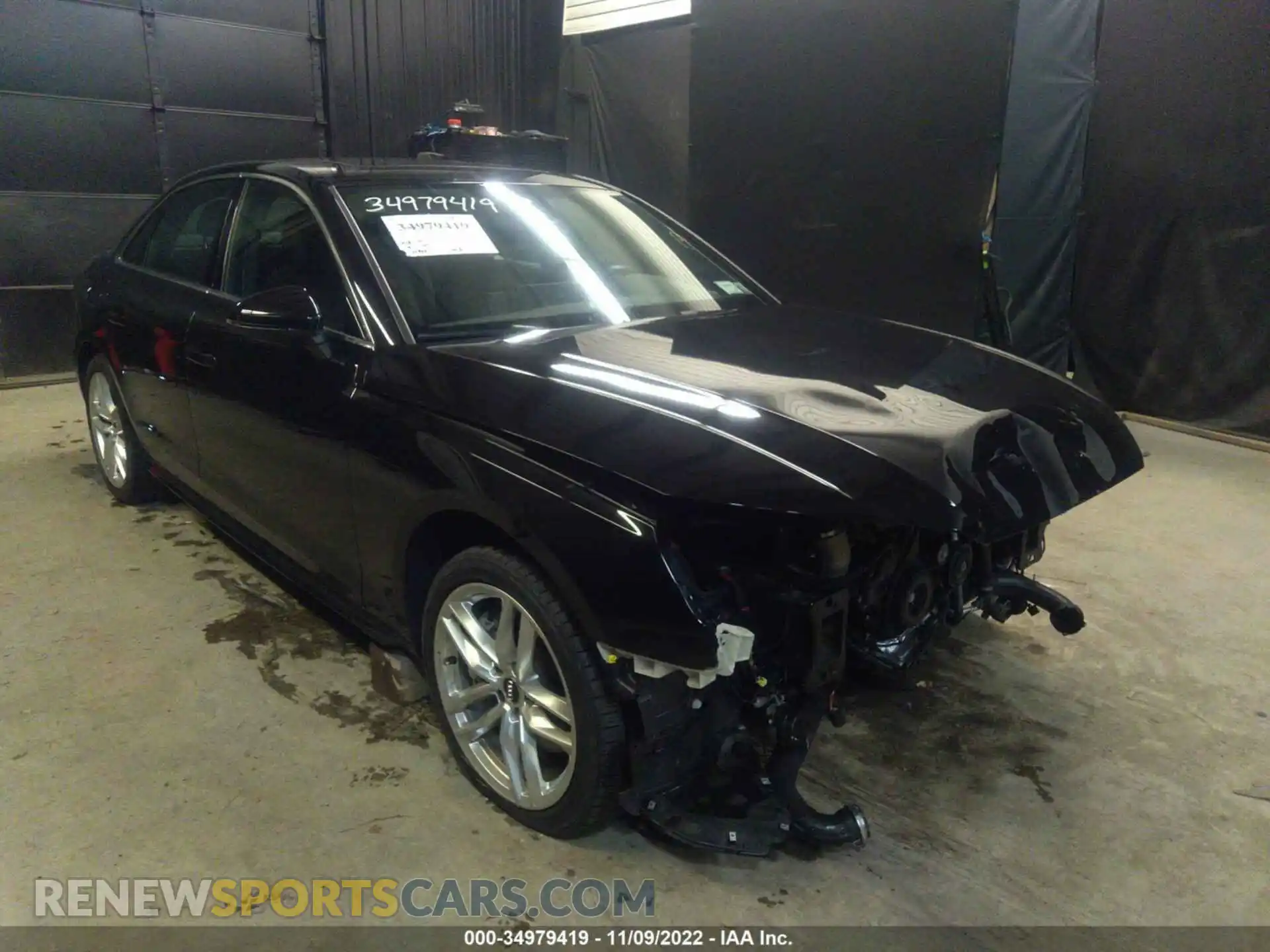 1 Photograph of a damaged car WAUDNAF49LN007553 AUDI A4 2020
