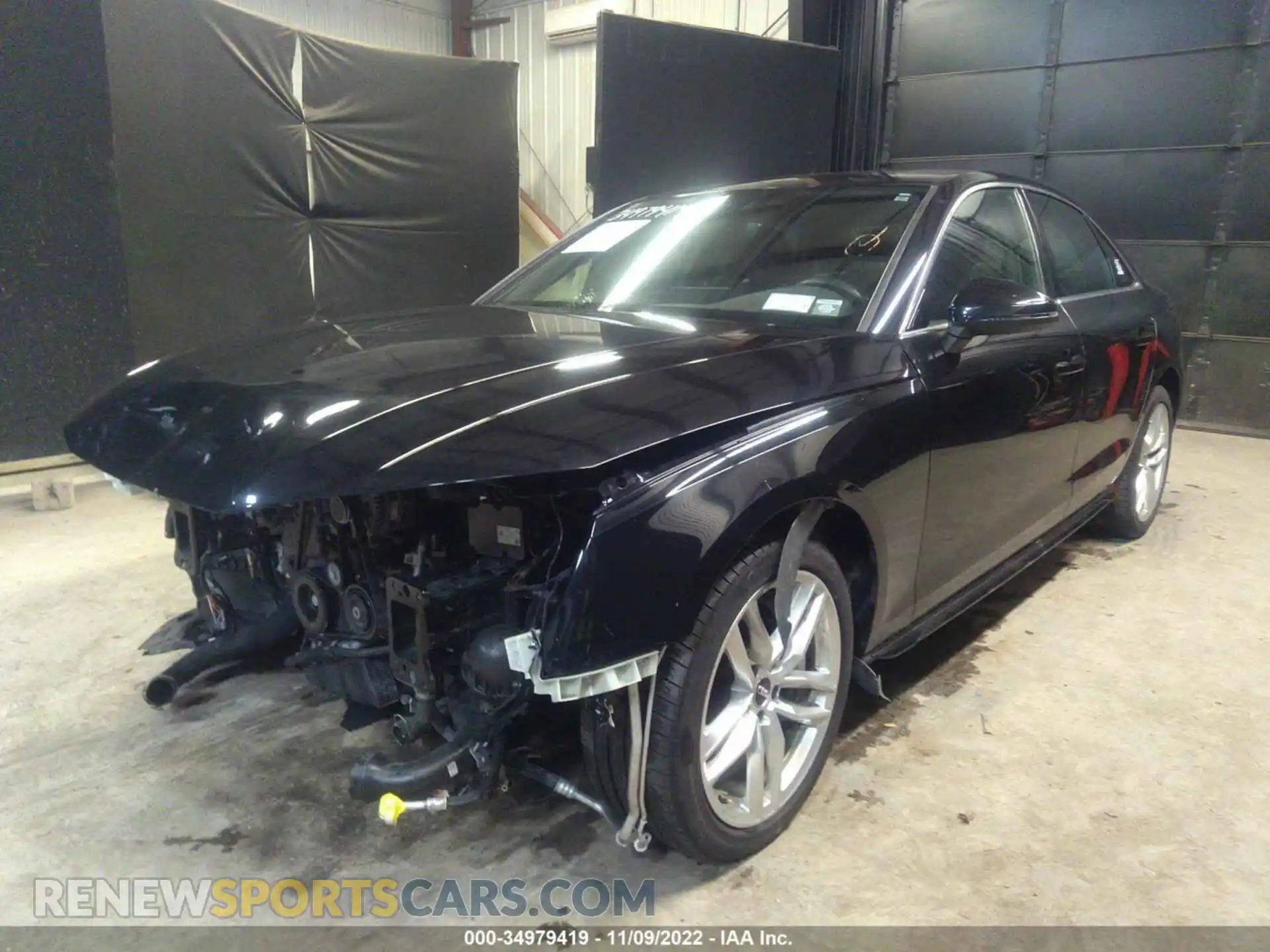 2 Photograph of a damaged car WAUDNAF49LN007553 AUDI A4 2020