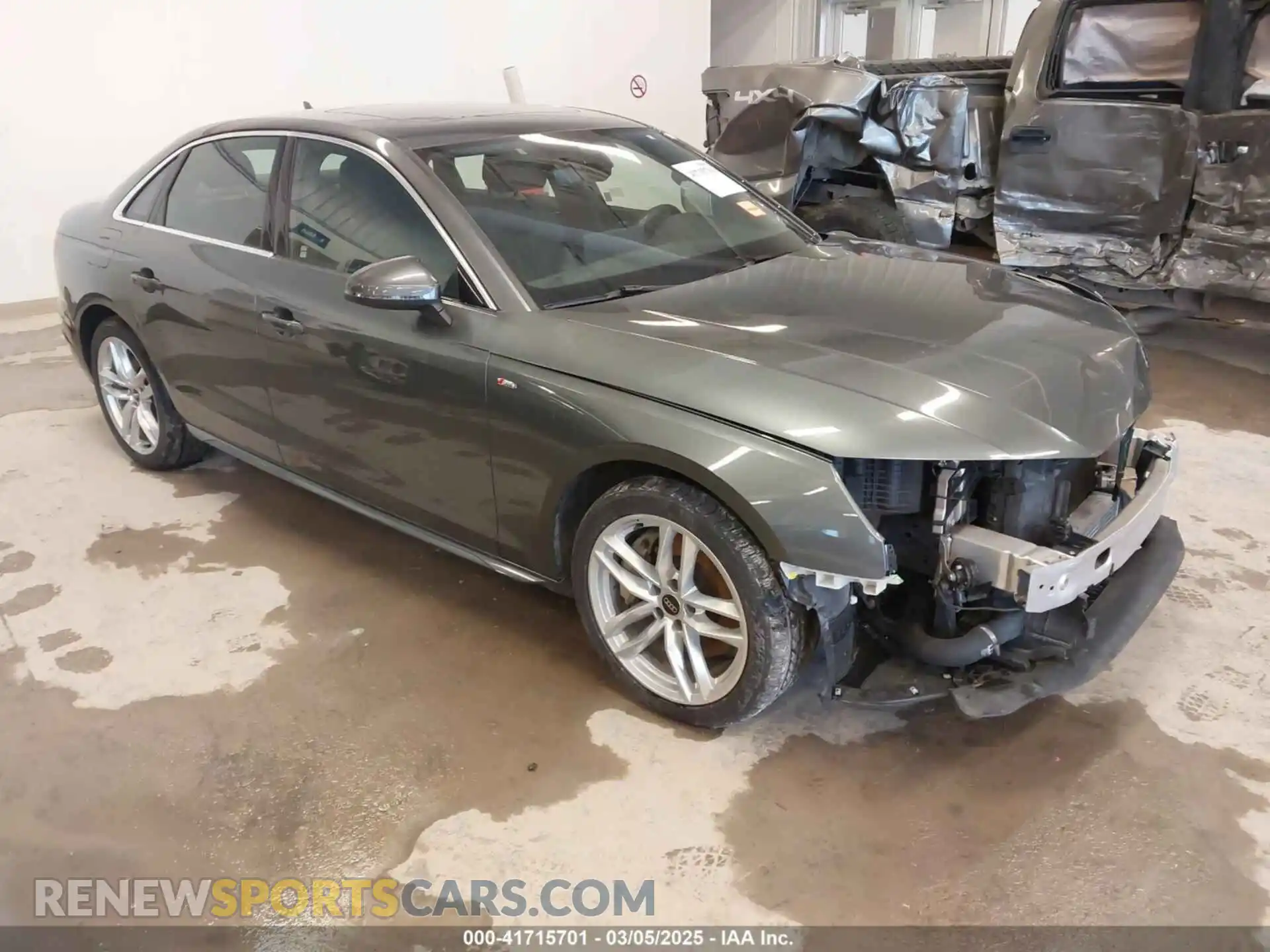 1 Photograph of a damaged car WAUDNAF4XLN010381 AUDI A4 2020