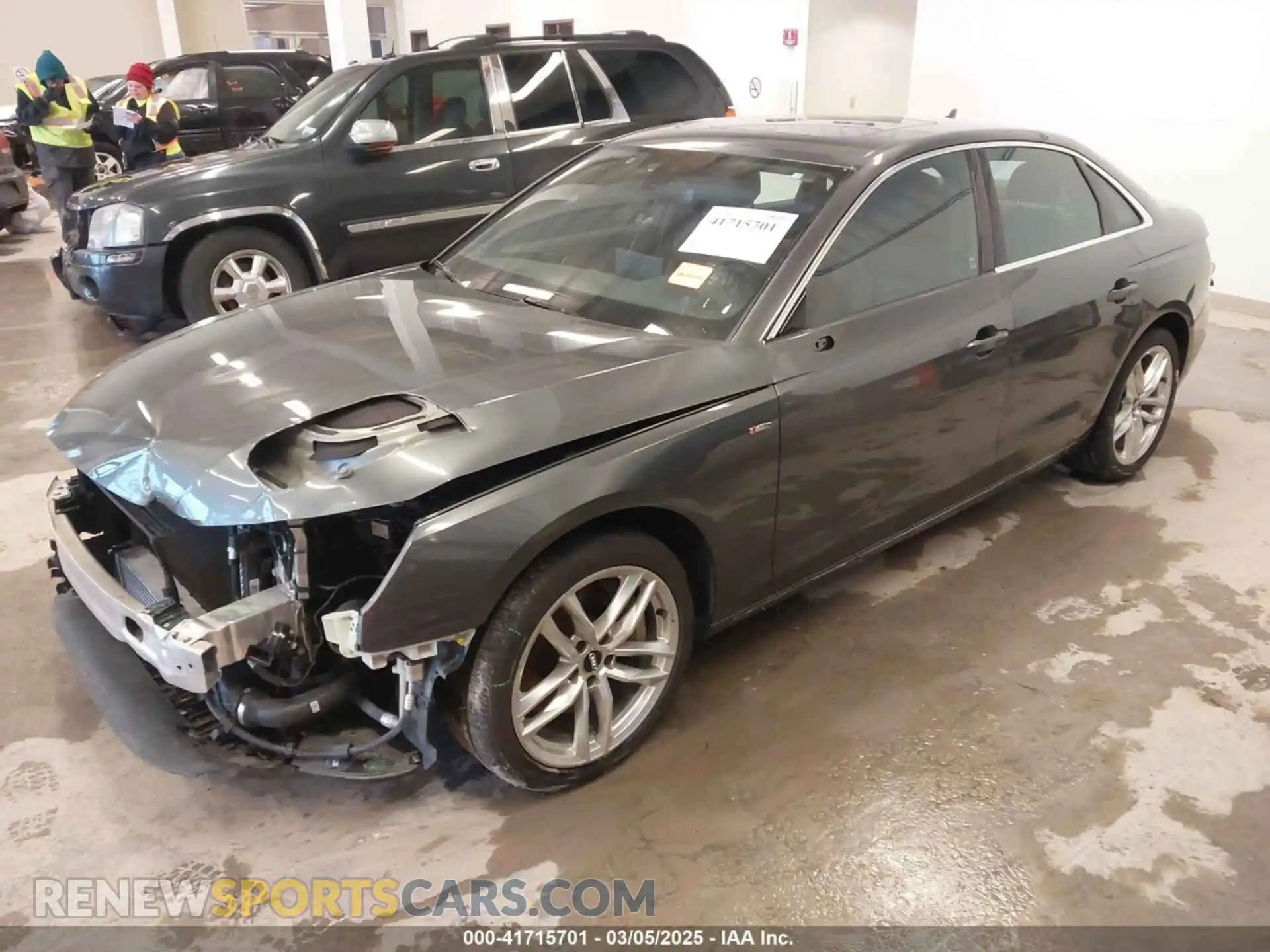 2 Photograph of a damaged car WAUDNAF4XLN010381 AUDI A4 2020