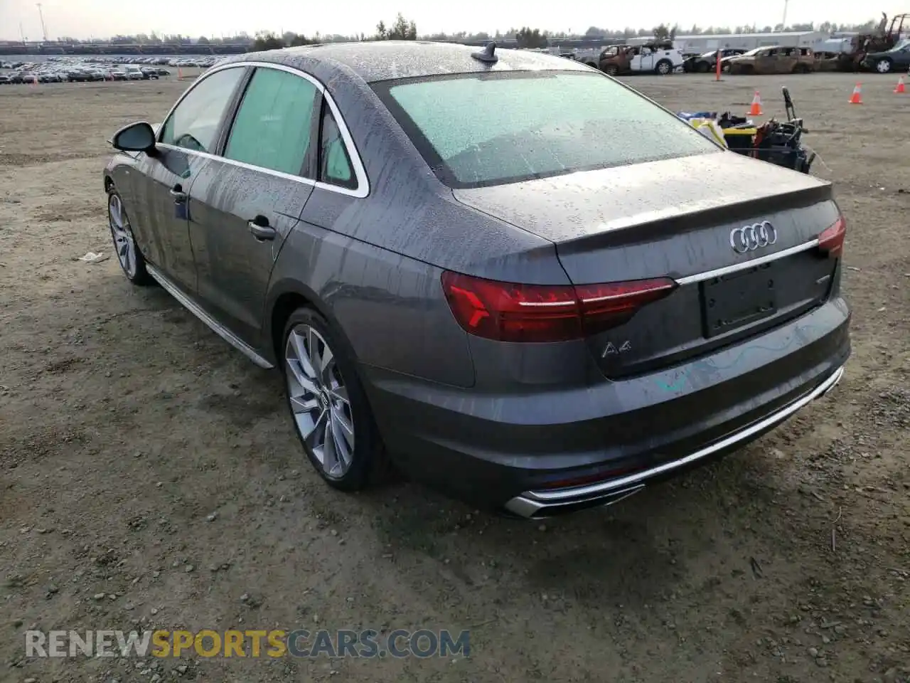 3 Фотография поврежденного автомобиля WAUENAF40LN006361 AUDI A4 2020