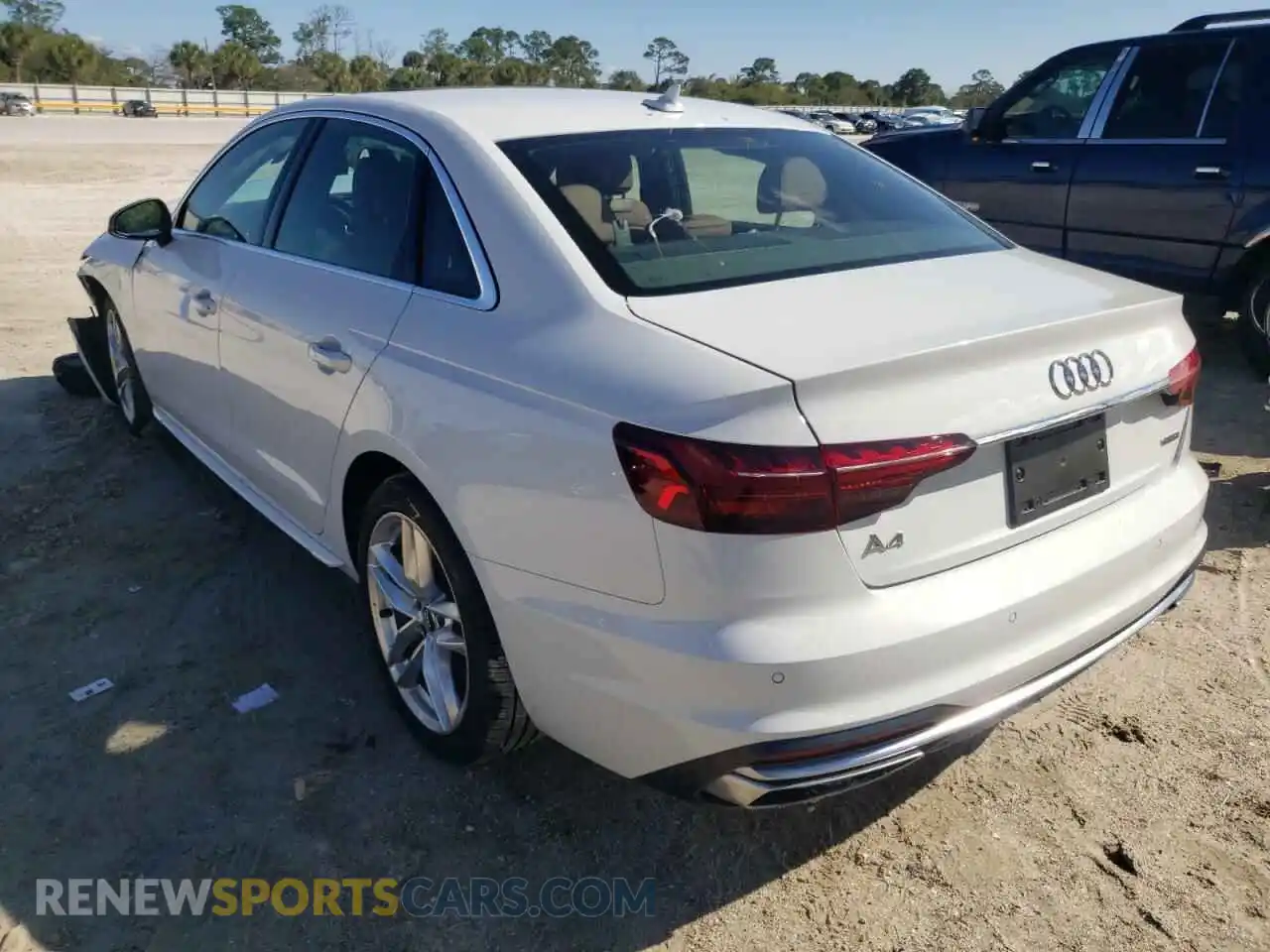 3 Photograph of a damaged car WAUENAF41LA044933 AUDI A4 2020