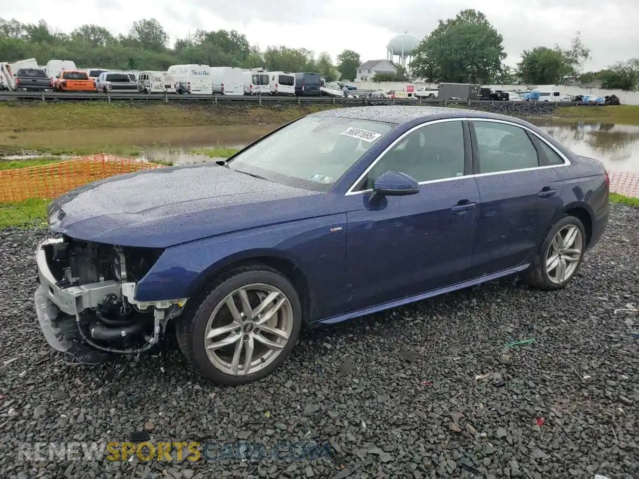 1 fotografías del automóvil dañado WAUENAF43LA068795 AUDI A4 2020
