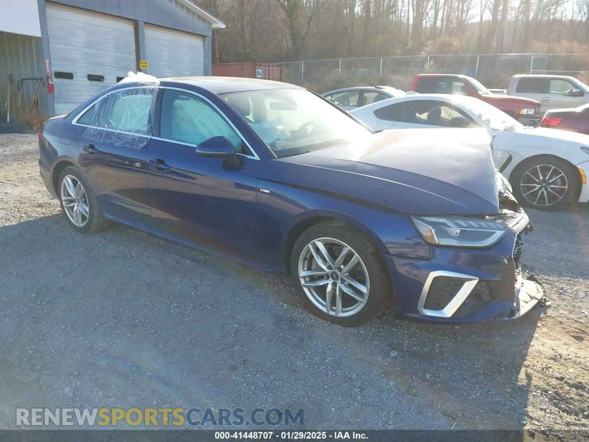 1 Photograph of a damaged car WAUENAF43LN010548 AUDI A4 2020