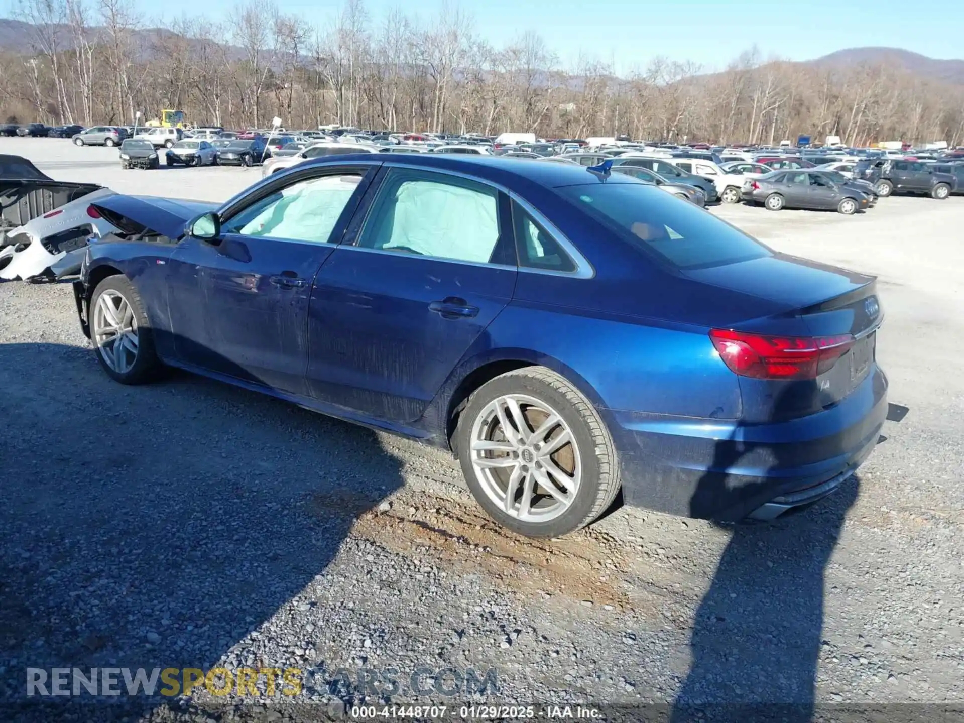3 Photograph of a damaged car WAUENAF43LN010548 AUDI A4 2020