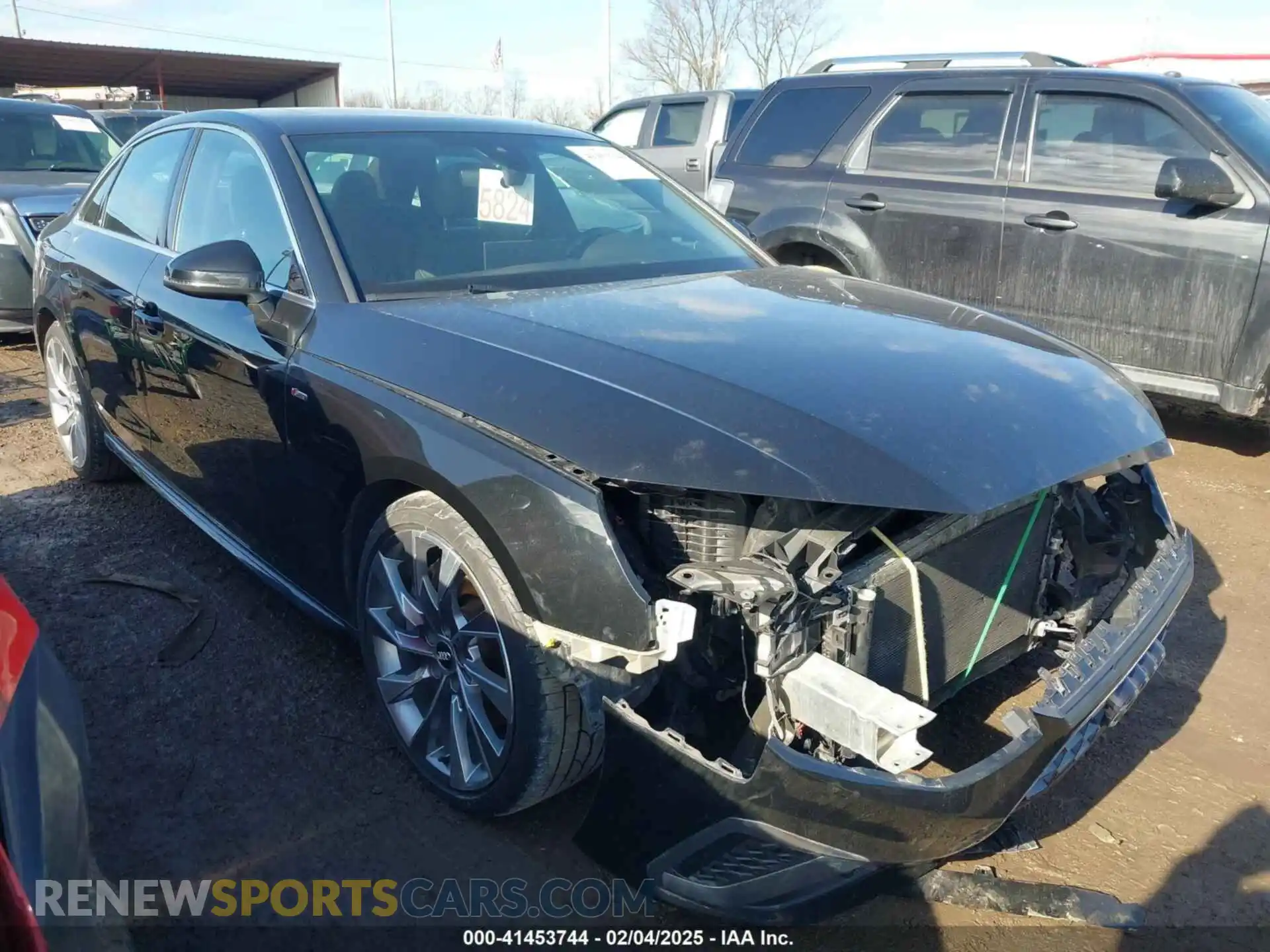 1 Photograph of a damaged car WAUENAF44LN009215 AUDI A4 2020