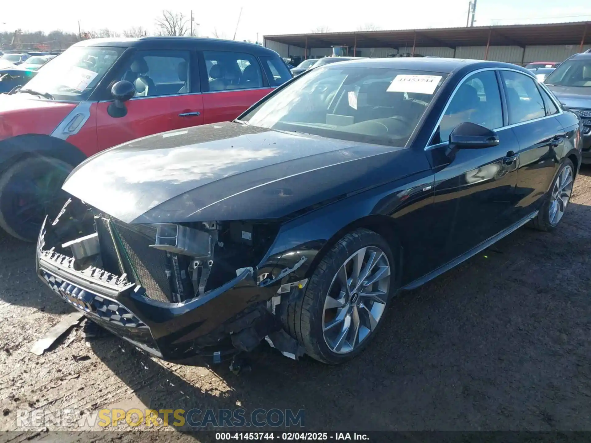 2 Photograph of a damaged car WAUENAF44LN009215 AUDI A4 2020