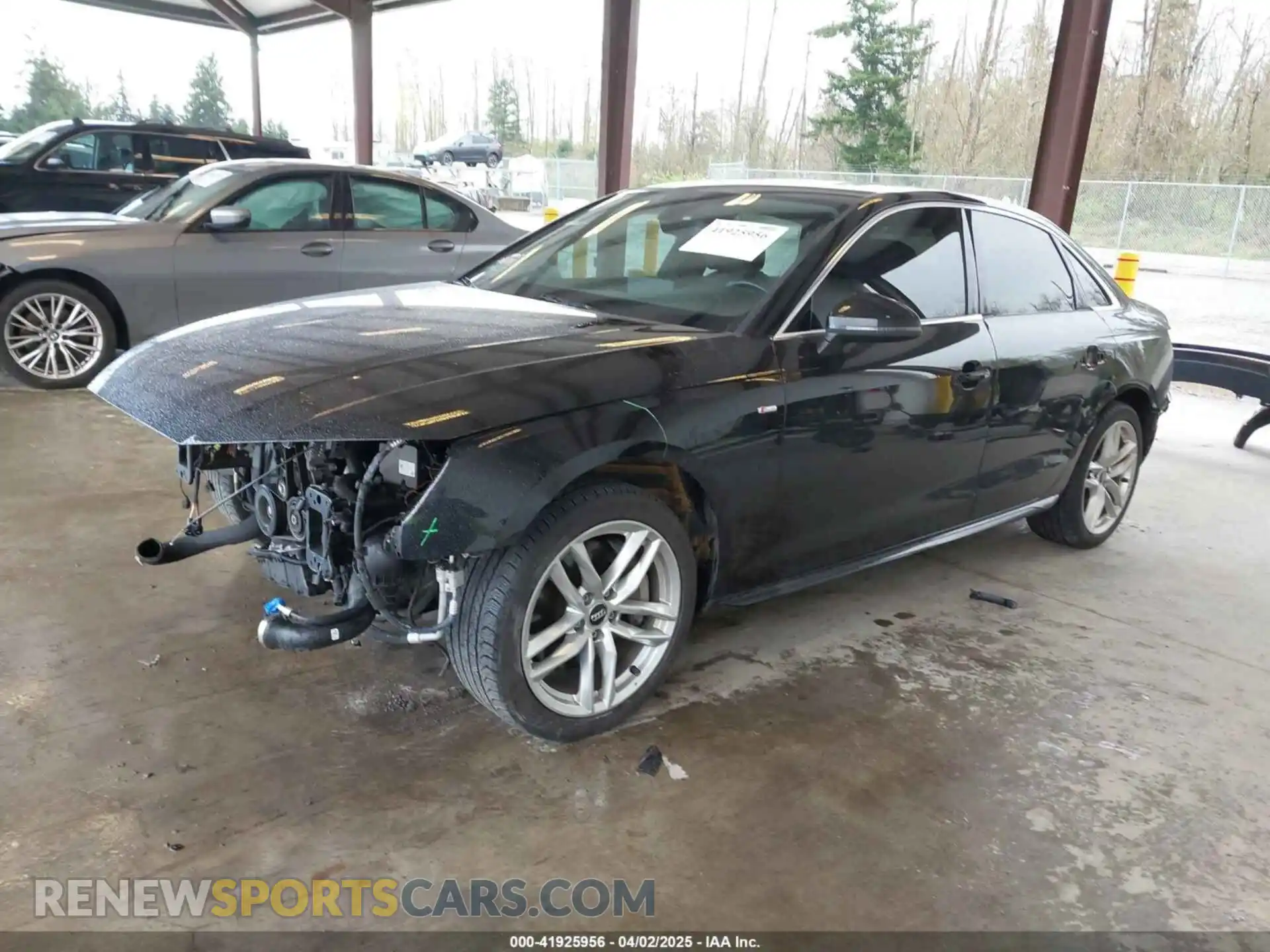 2 Photograph of a damaged car WAUENAF44LN010185 AUDI A4 2020