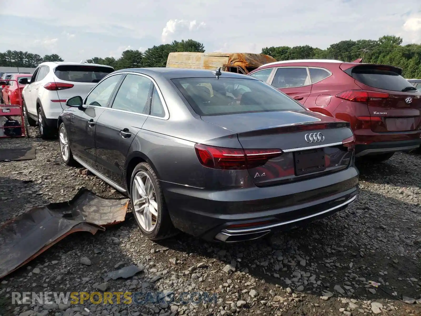 3 Photograph of a damaged car WAUENAF46LA042725 AUDI A4 2020