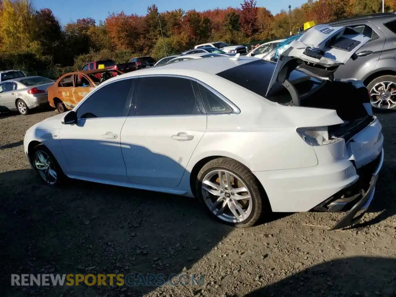 2 Photograph of a damaged car WAUENAF46LN006428 AUDI A4 2020