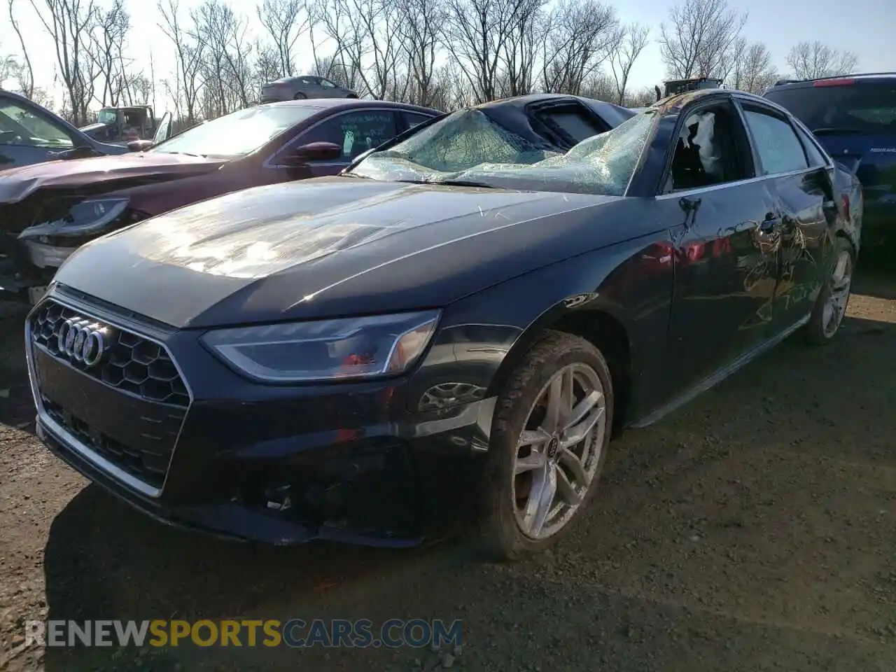 2 Photograph of a damaged car WAUENAF47LN010780 AUDI A4 2020