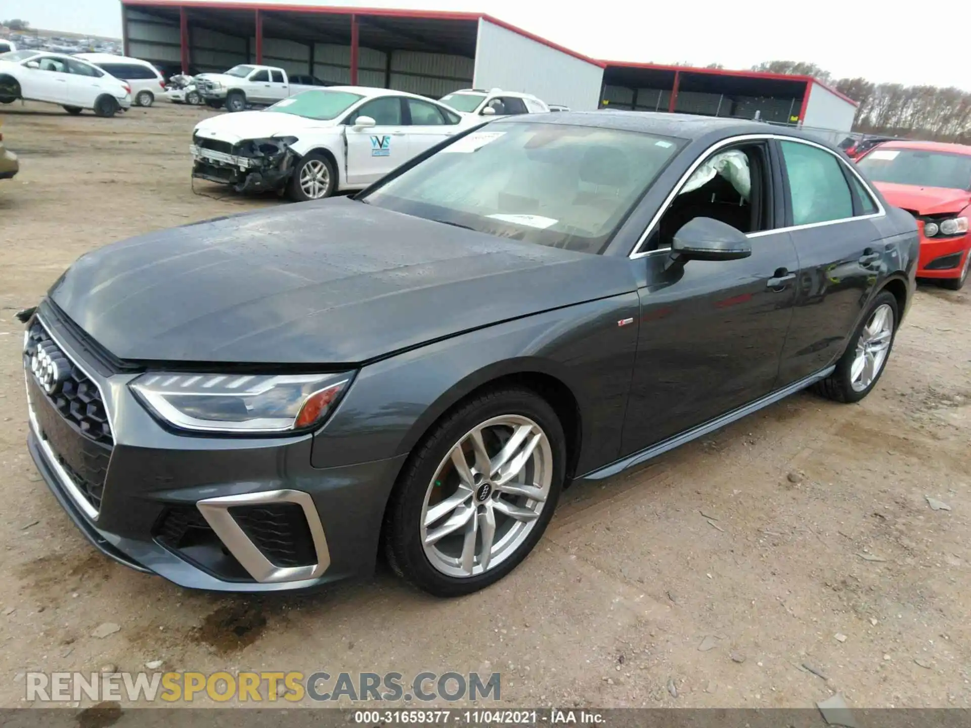 2 Фотография поврежденного автомобиля WAUENAF4XLA061956 AUDI A4 2020