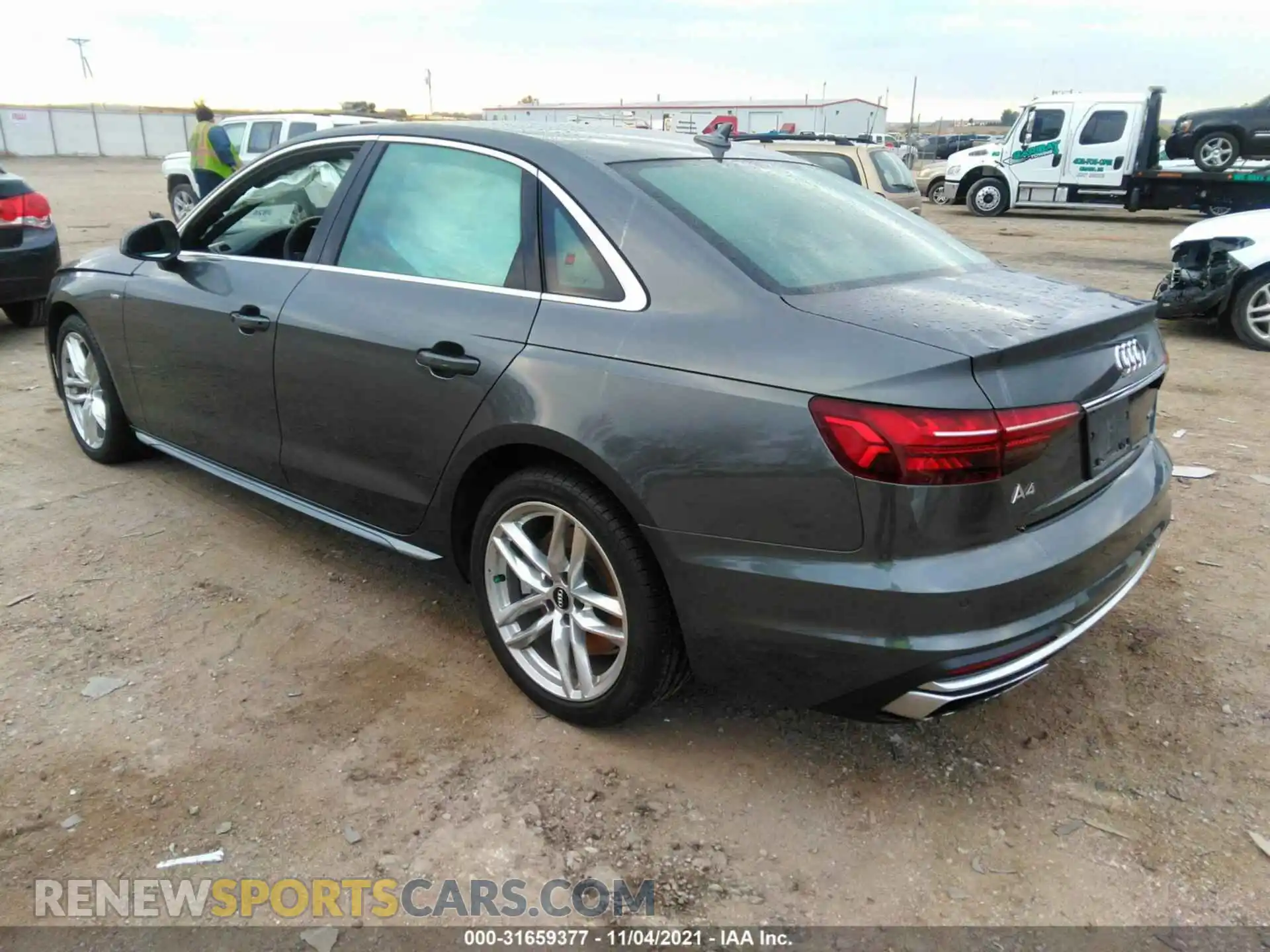 3 Фотография поврежденного автомобиля WAUENAF4XLA061956 AUDI A4 2020