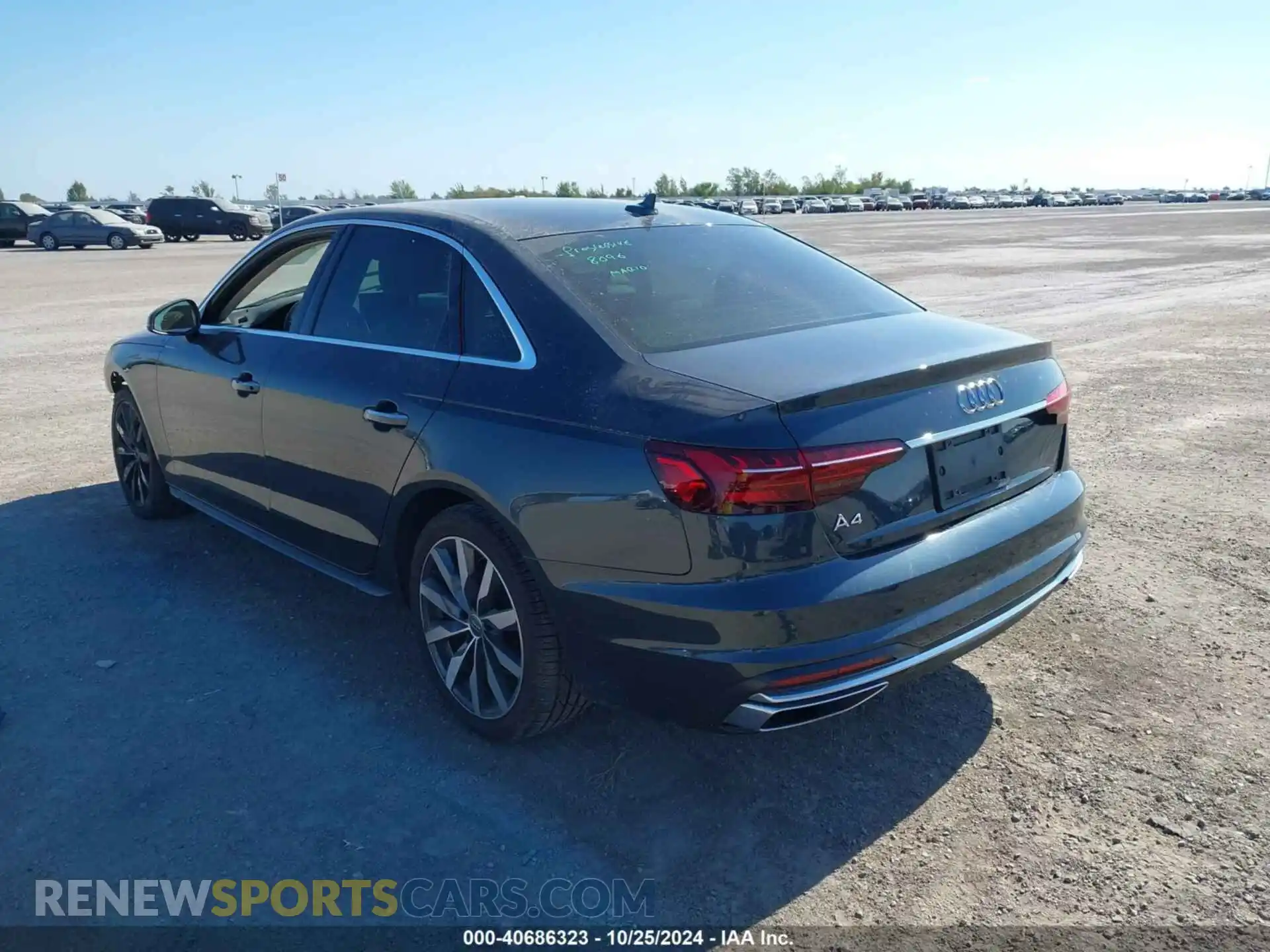 3 Photograph of a damaged car WAUGMAF40LN004699 AUDI A4 2020