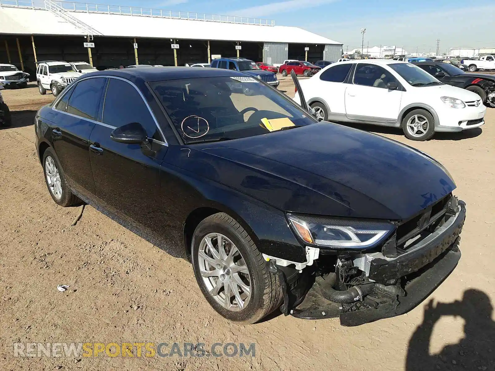 1 Photograph of a damaged car WAUGMAF40LN010308 AUDI A4 2020