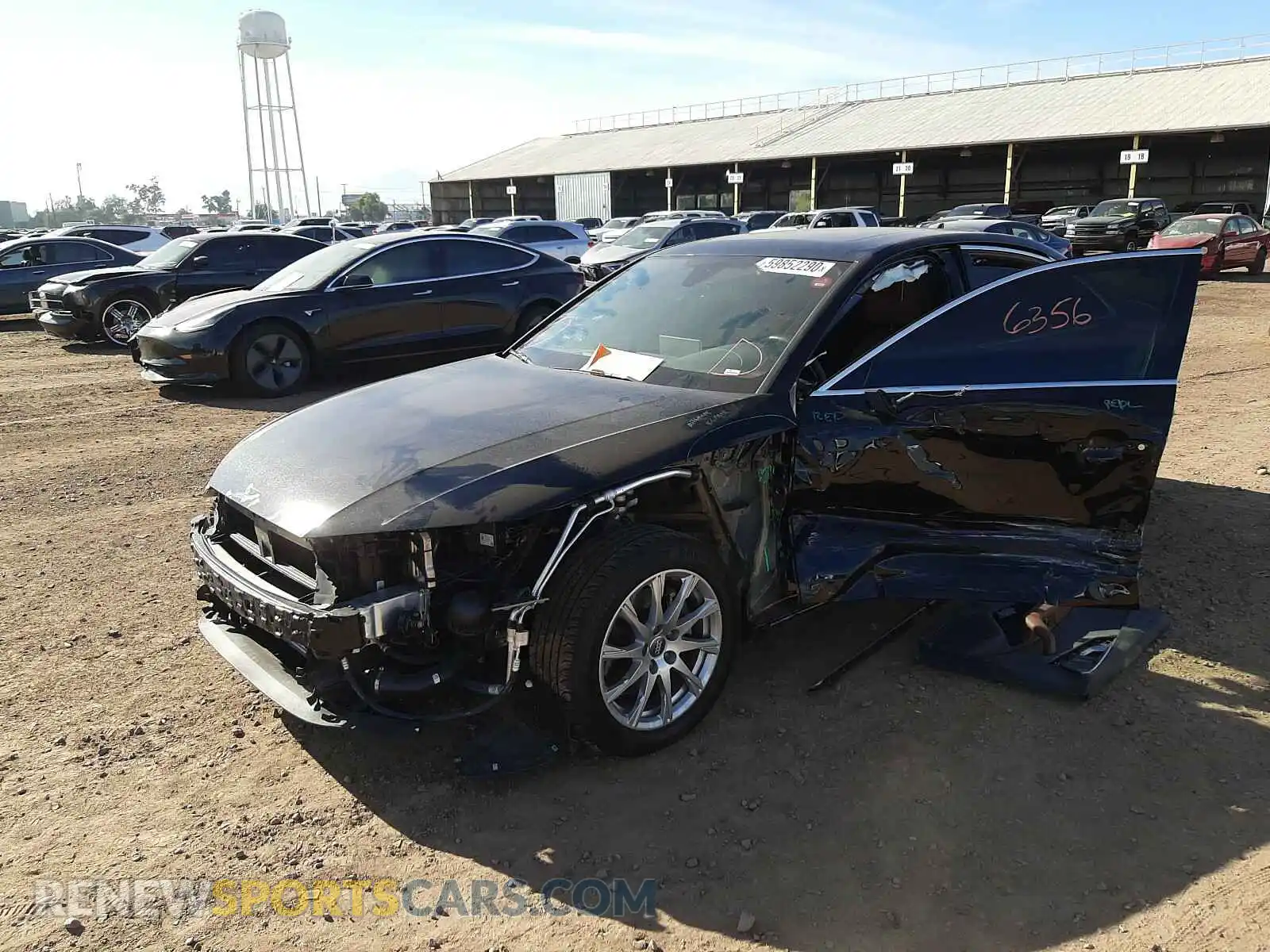 2 Photograph of a damaged car WAUGMAF40LN010308 AUDI A4 2020