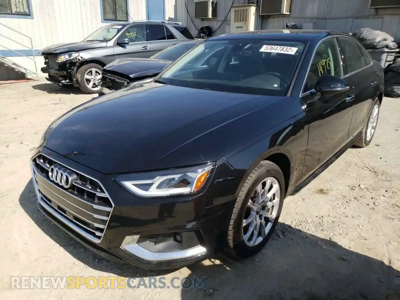 2 Фотография поврежденного автомобиля WAUGMAF42LN003862 AUDI A4 2020