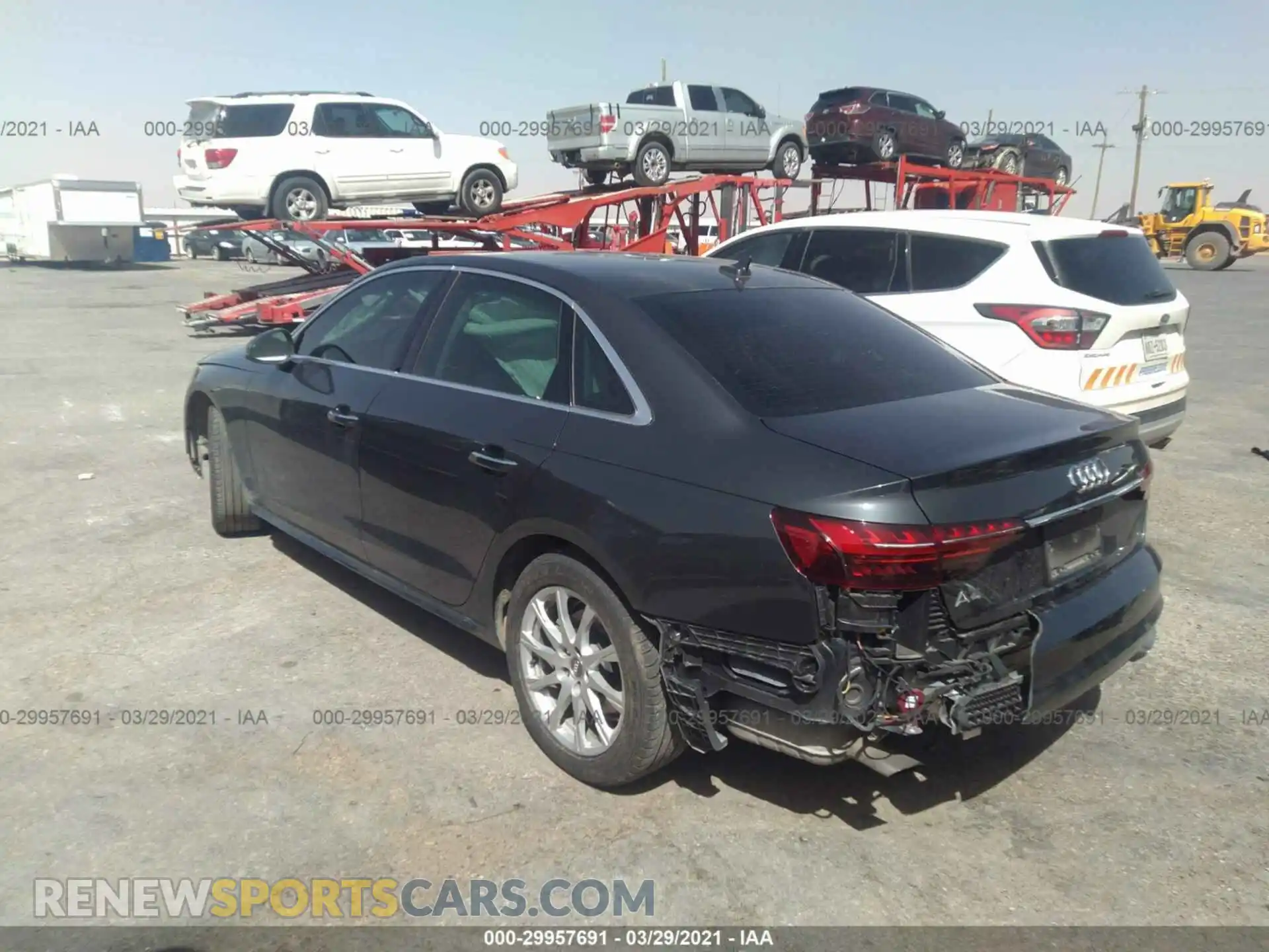 3 Photograph of a damaged car WAUGMAF42LN007653 AUDI A4 2020