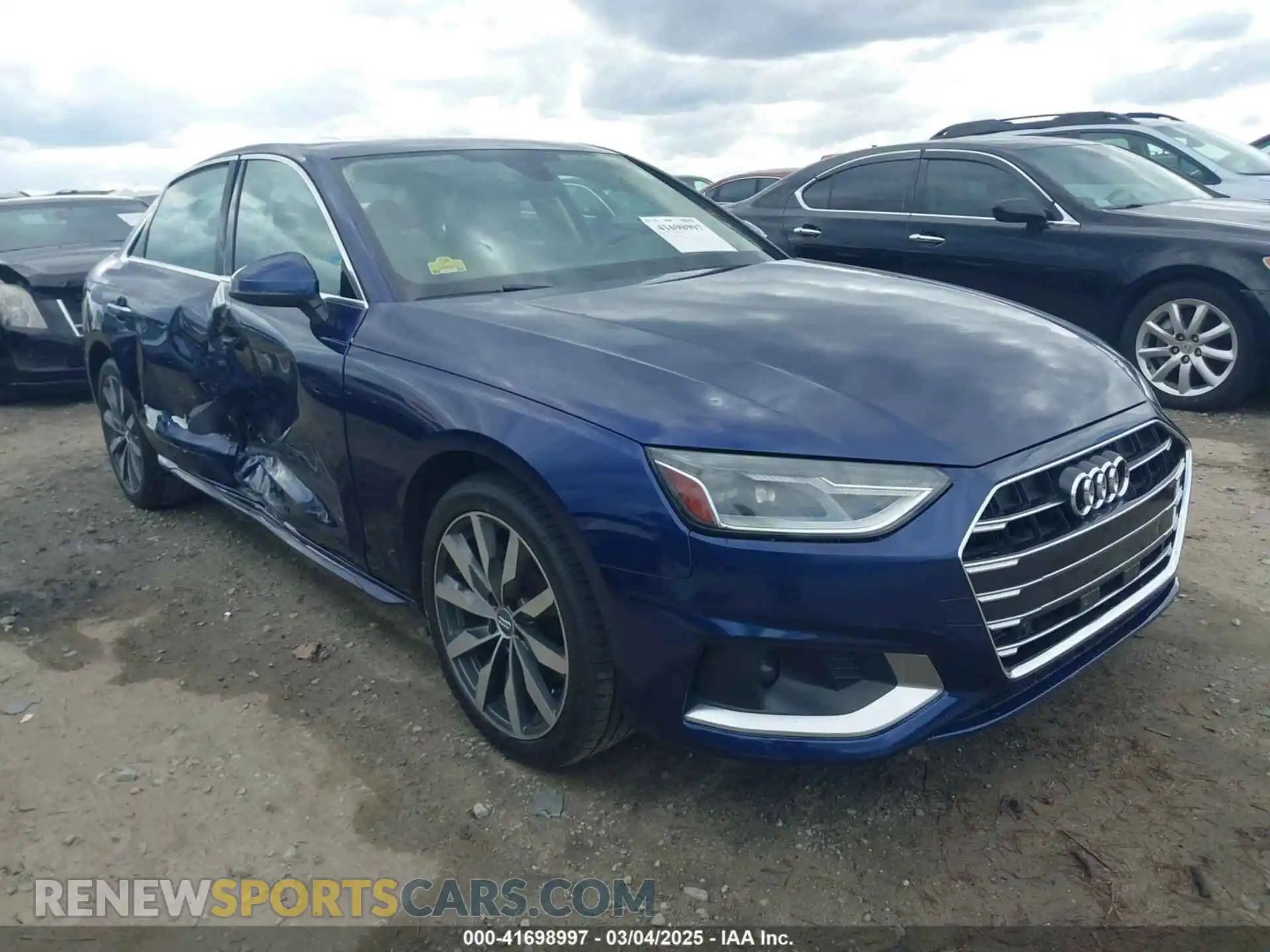 1 Photograph of a damaged car WAUGMAF43LN004213 AUDI A4 2020