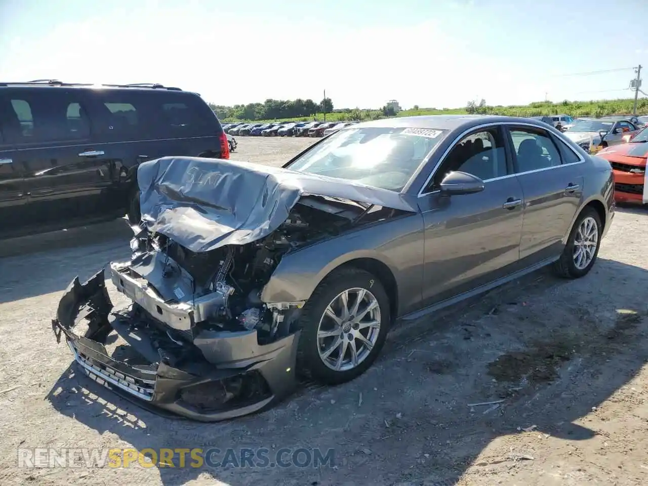 2 Photograph of a damaged car WAUGMAF45LN004505 AUDI A4 2020