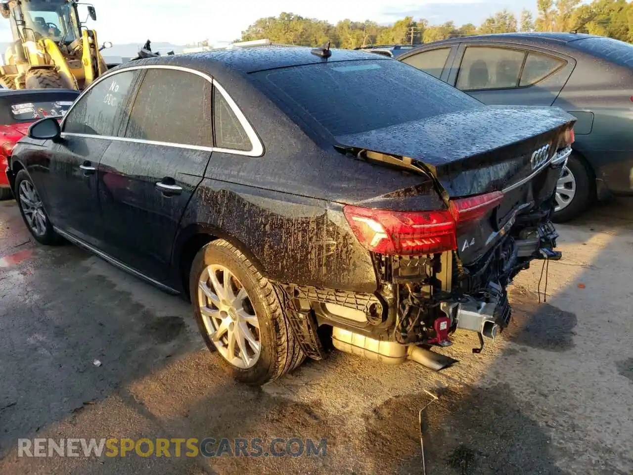3 Photograph of a damaged car WAUGMAF48LA042818 AUDI A4 2020