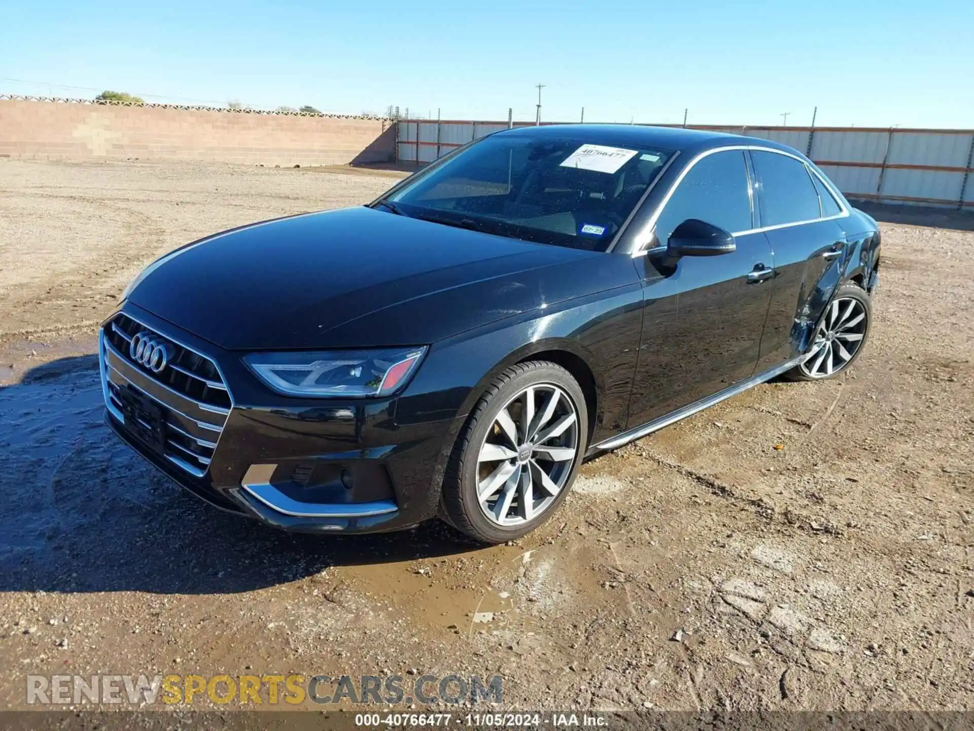 1 Фотография поврежденного автомобиля WAUGMAF4XLA072922 AUDI A4 2020