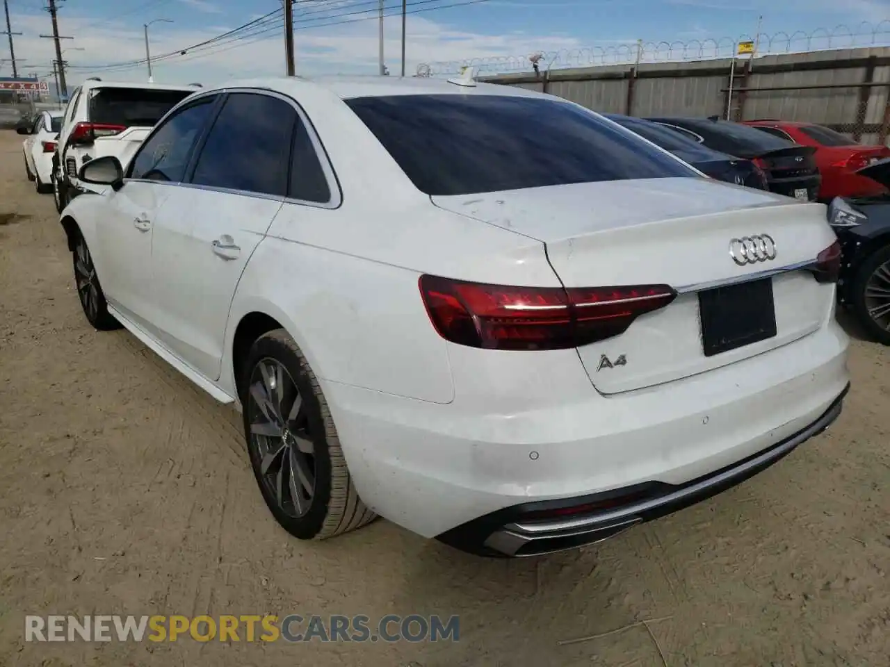 3 Photograph of a damaged car WAUHMAF46LA047679 AUDI A4 2020