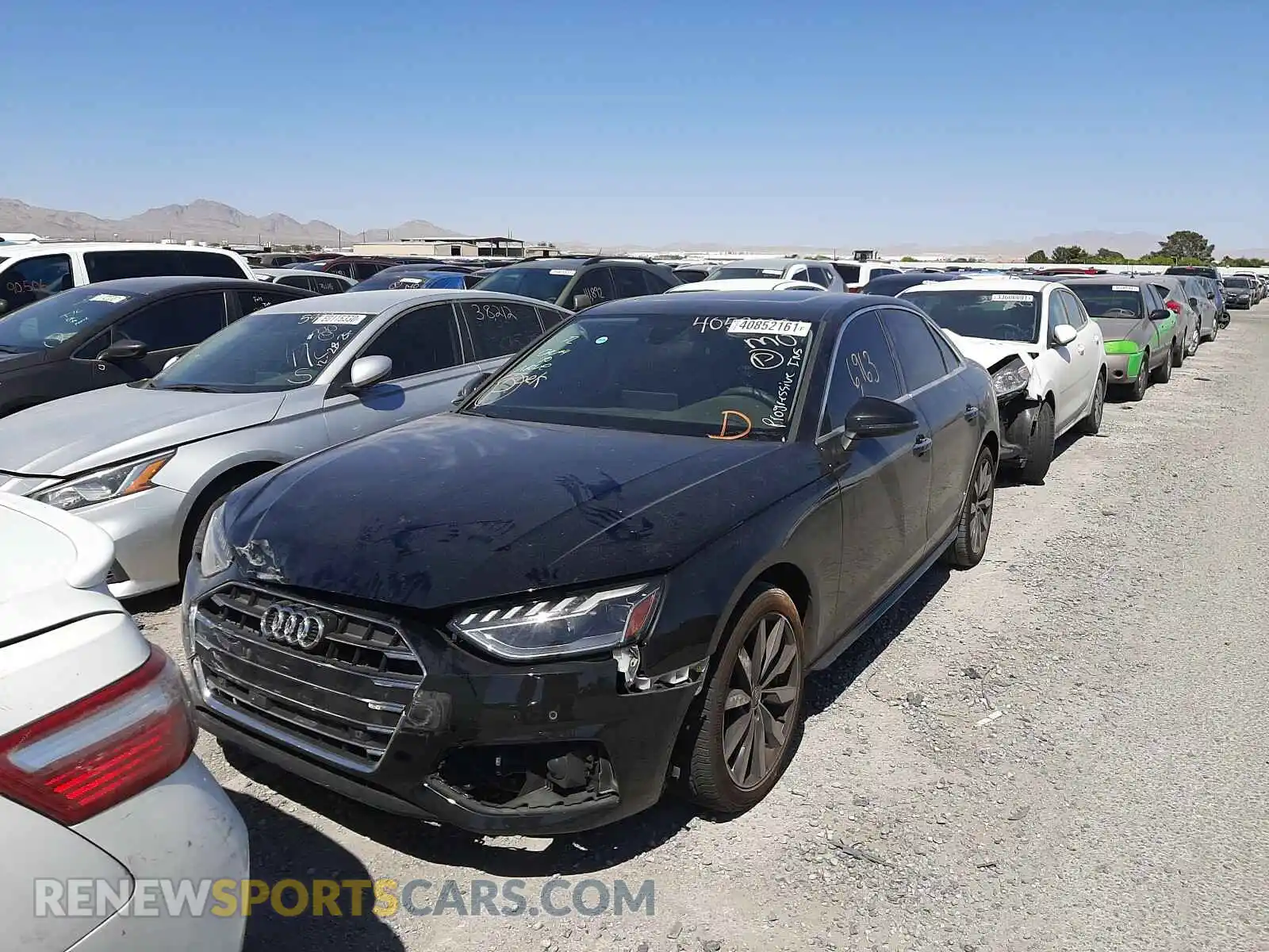 2 Photograph of a damaged car WAUHMAF46LN010026 AUDI A4 2020