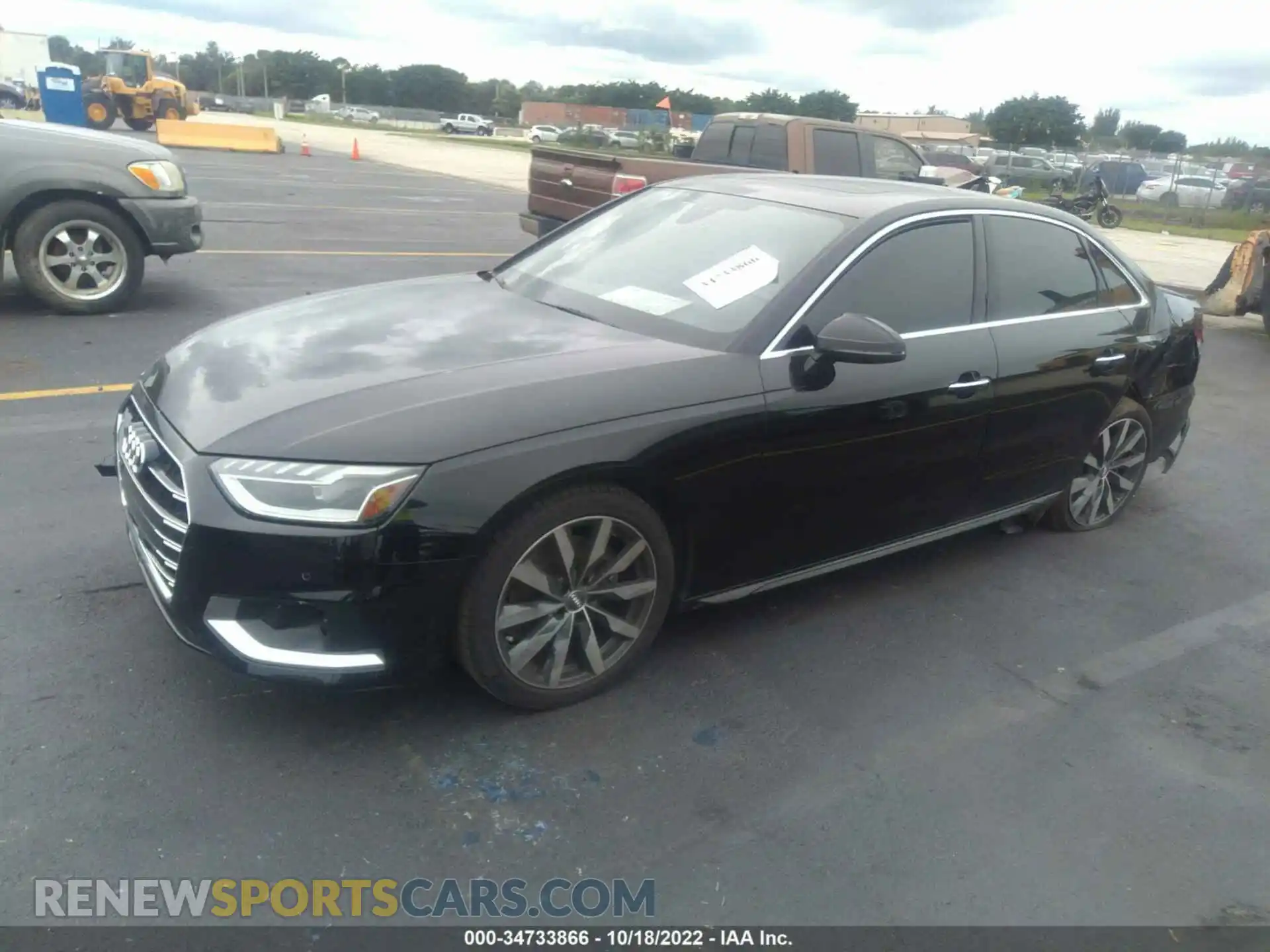 2 Фотография поврежденного автомобиля WAUHMAF47LN007281 AUDI A4 2020