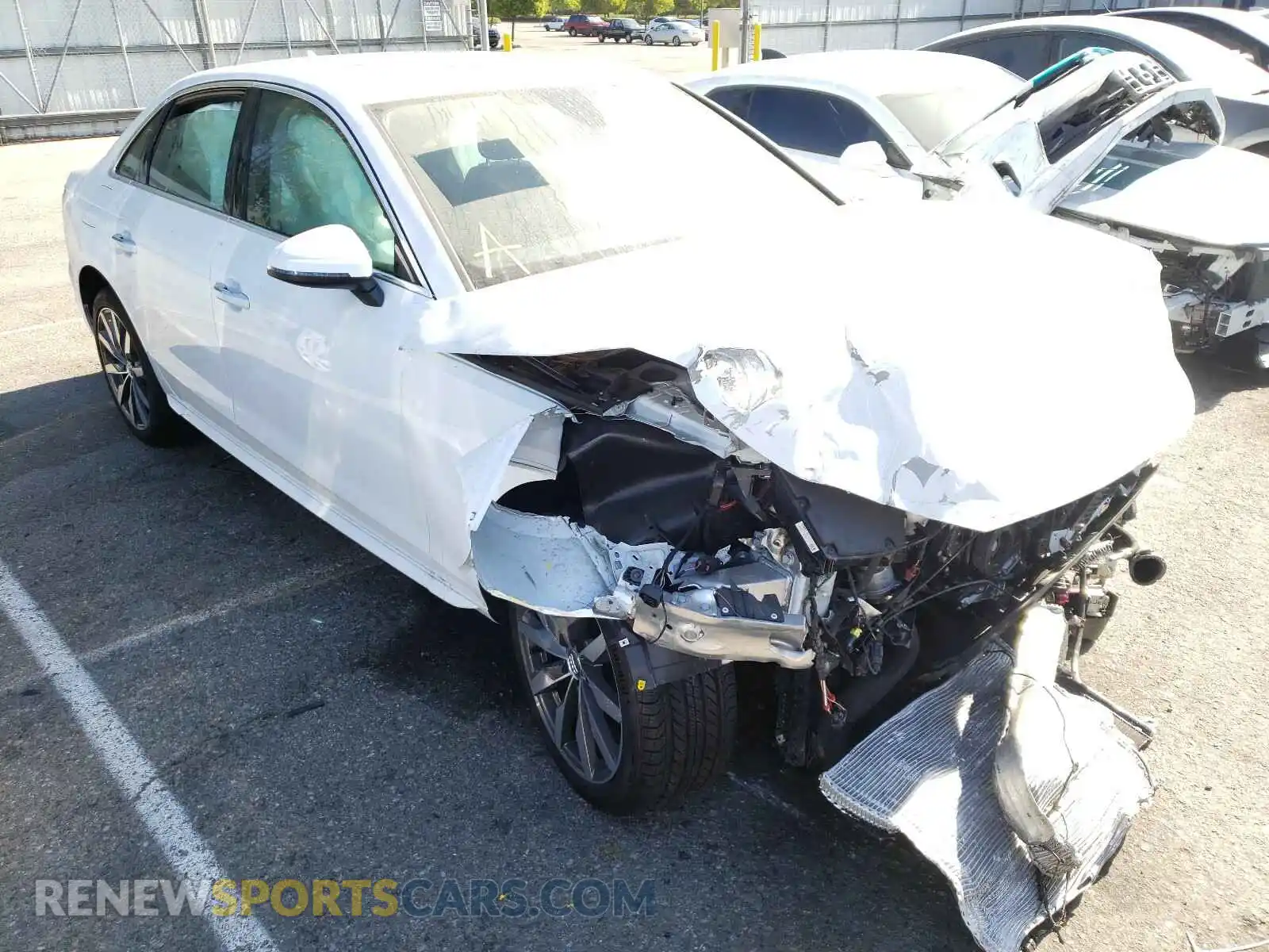 1 Photograph of a damaged car WAUHMAF4XLA061116 AUDI A4 2020