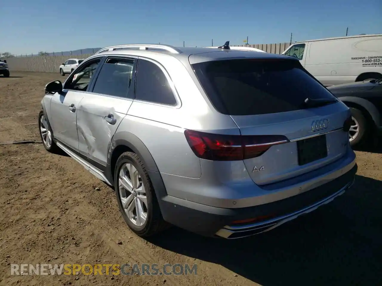 3 Photograph of a damaged car WA18AAF40MA004589 AUDI A4 2021