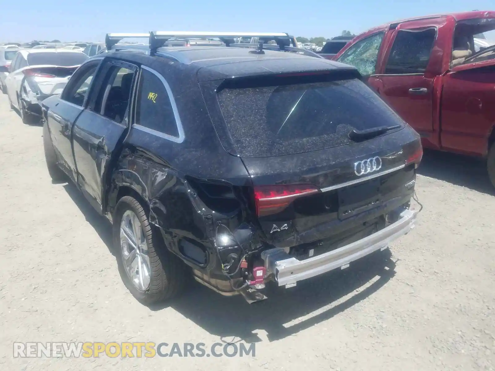 3 Photograph of a damaged car WA18AAF41MA008702 AUDI A4 2021
